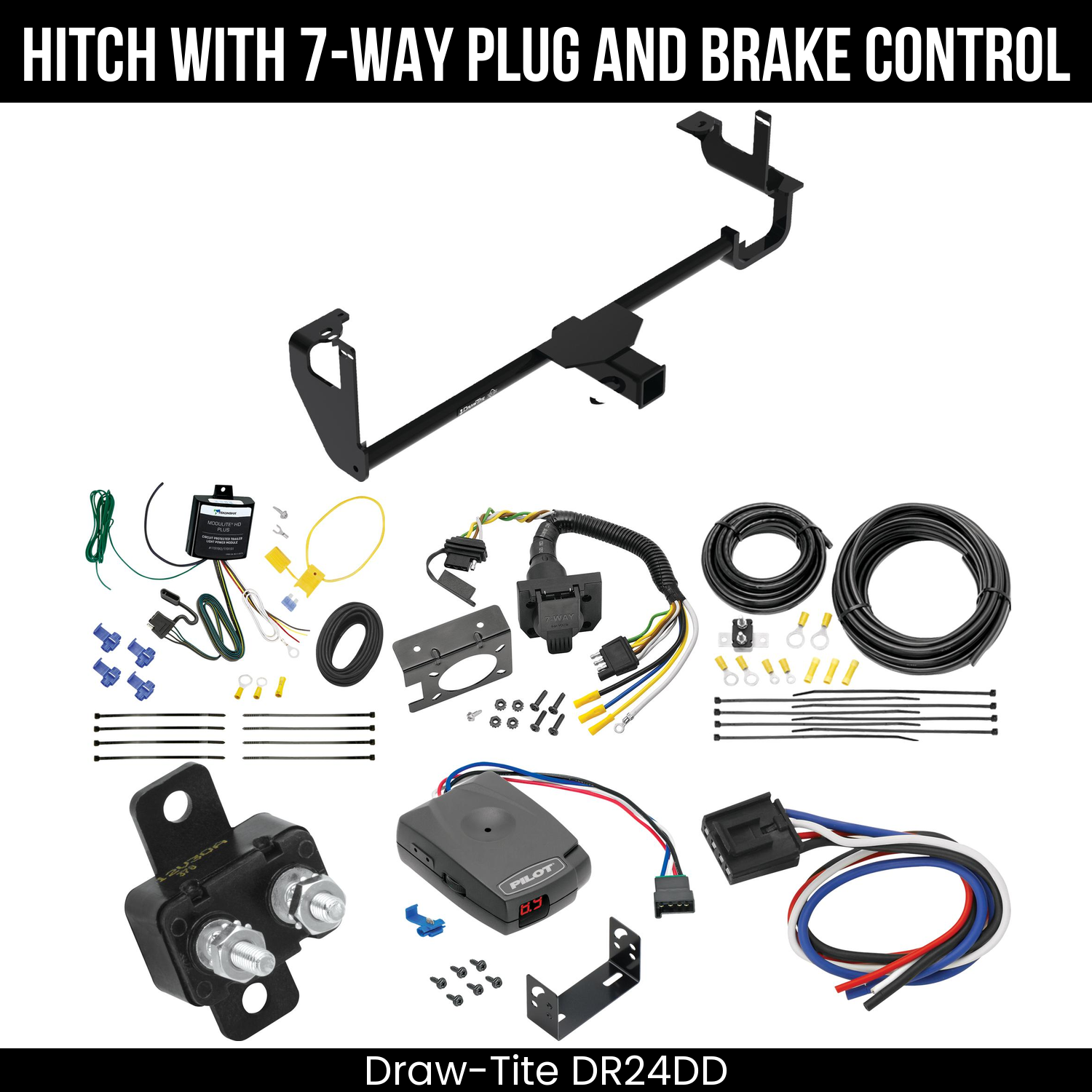 Trailer Hitch , 7-Way , Pro Series Pilot Brake Control