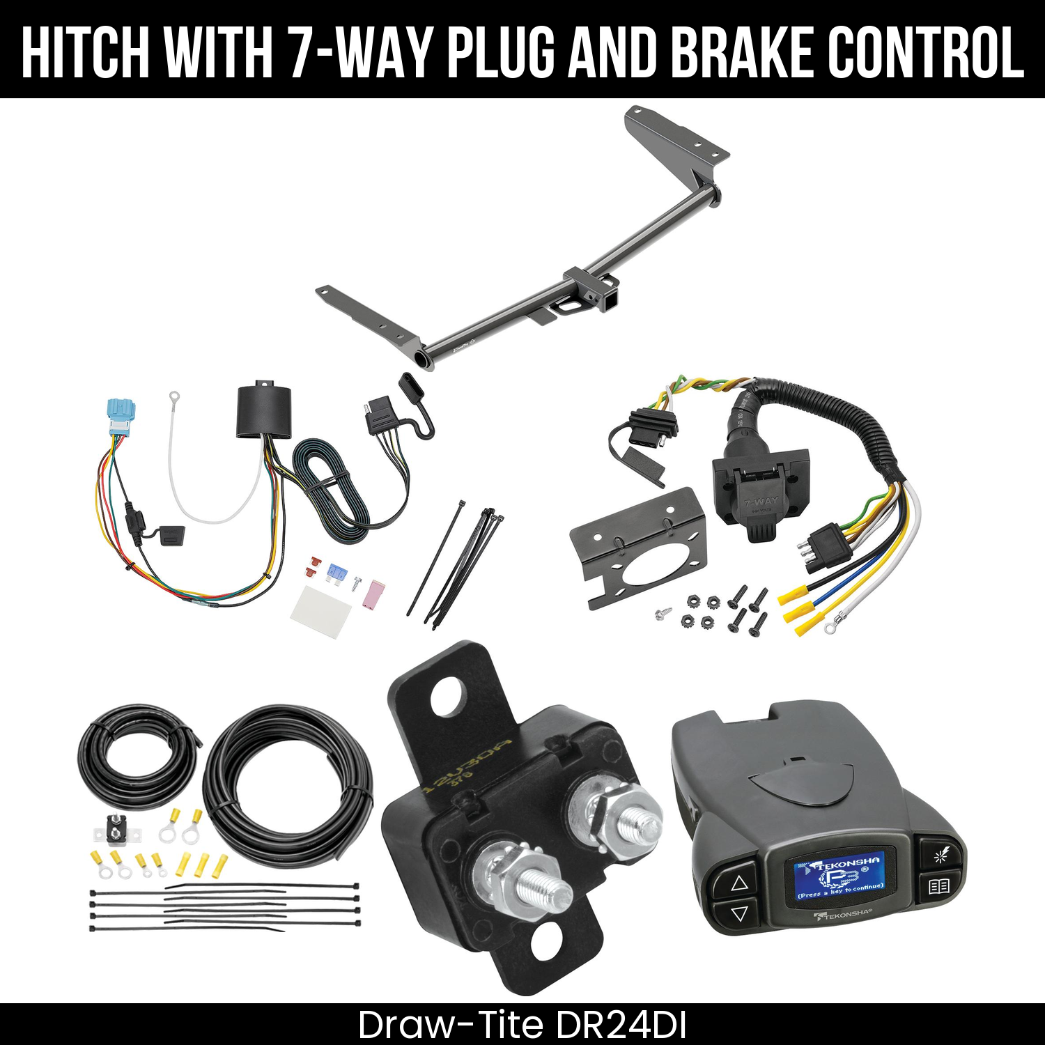 Trailer Hitch , 7-Way , Tekonsha Prodigy P3 Brake Control