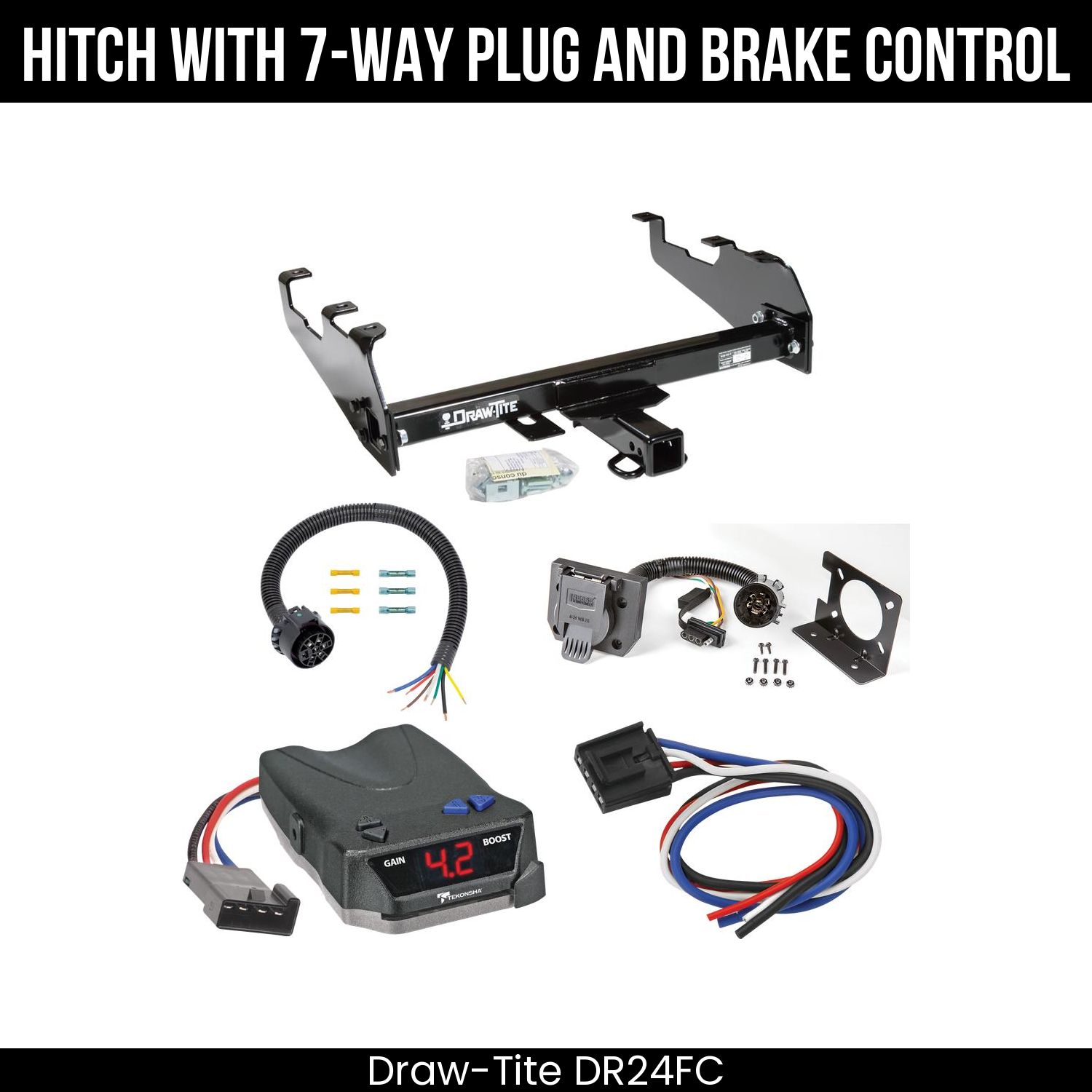 Trailer Hitch , 7-Way , Tekonsha Brake EVN Control
