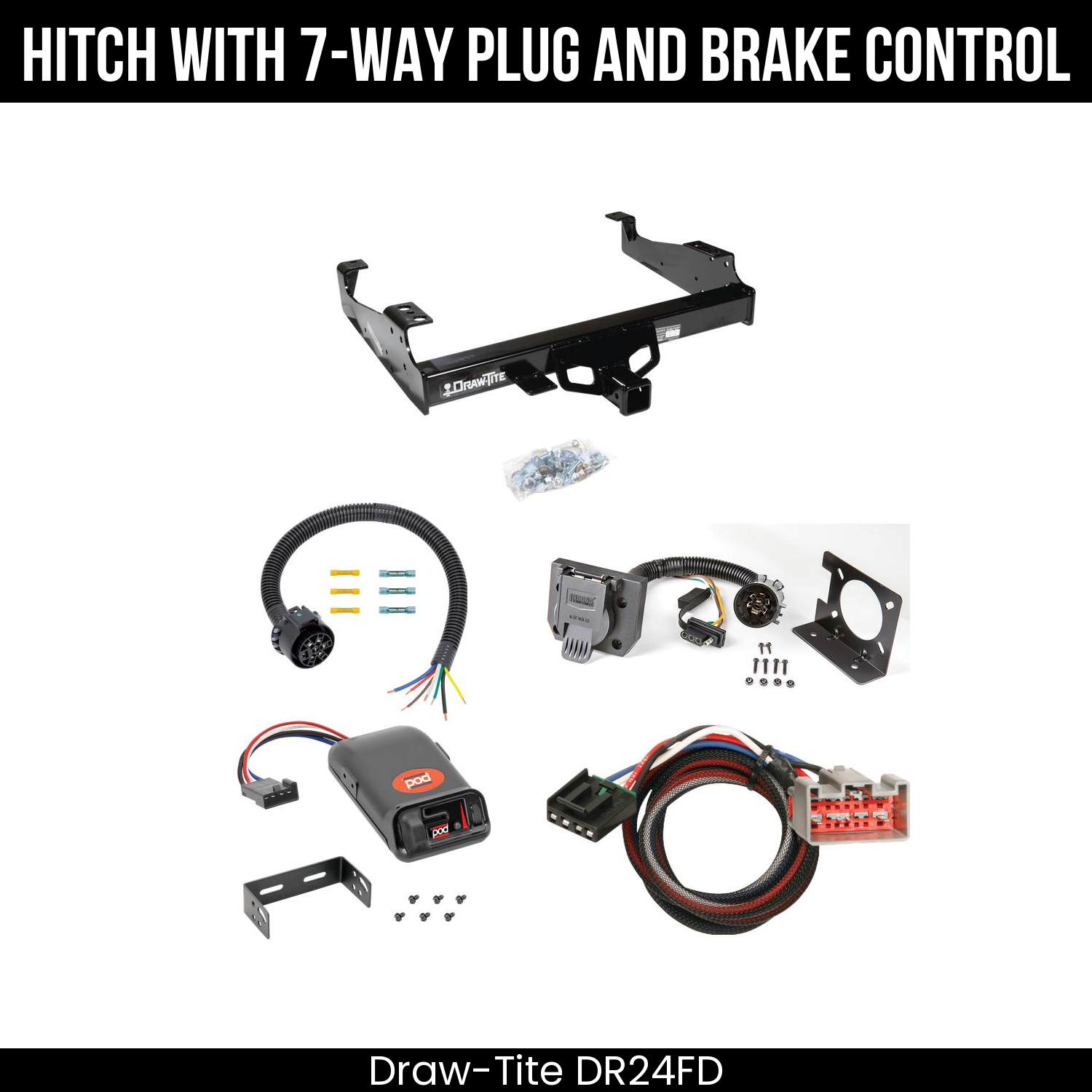 Trailer Hitch , 7-Way , Pro Series POD Brake Control
