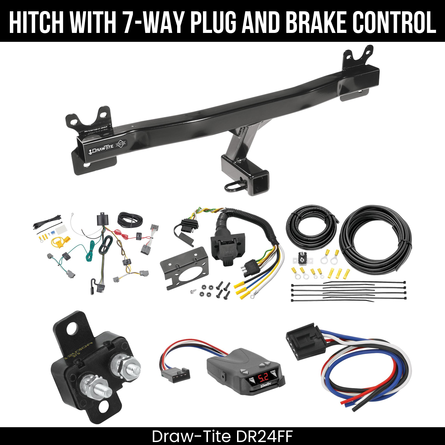 Trailer Hitch , 7-Way , Draw-Tite Activator IV Brake Control