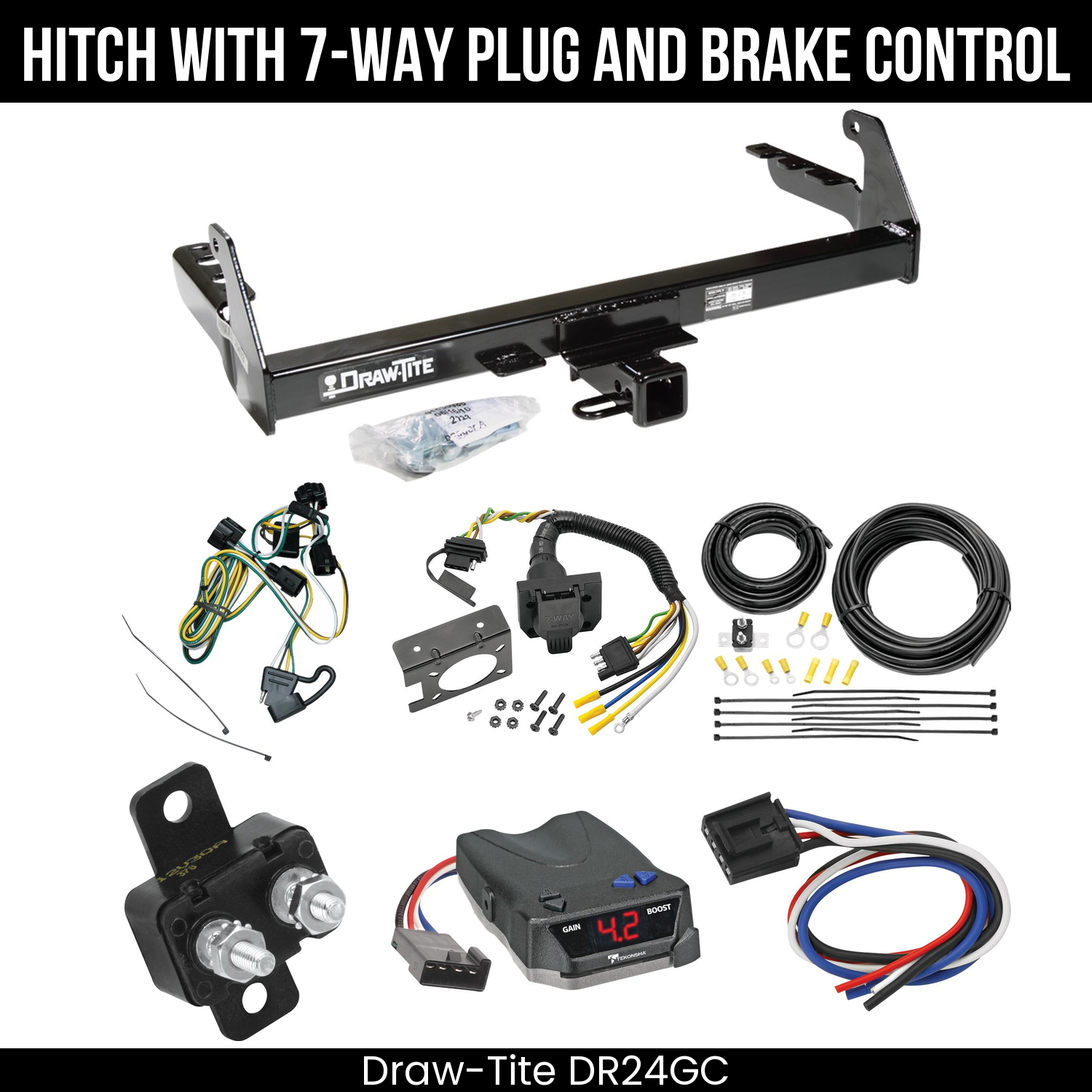 Trailer Hitch , 7-Way , Tekonsha Brake EVN Control