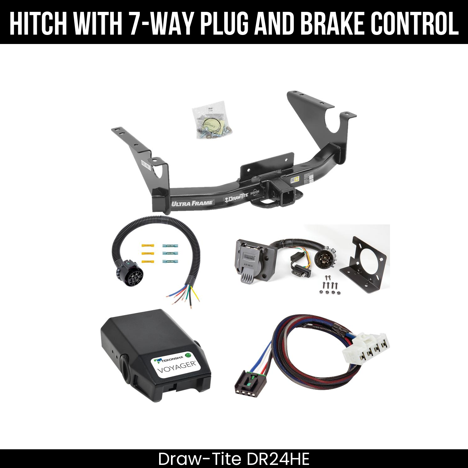 Trailer Hitch , 7-Way , Tekonsha Voyager Brake Control