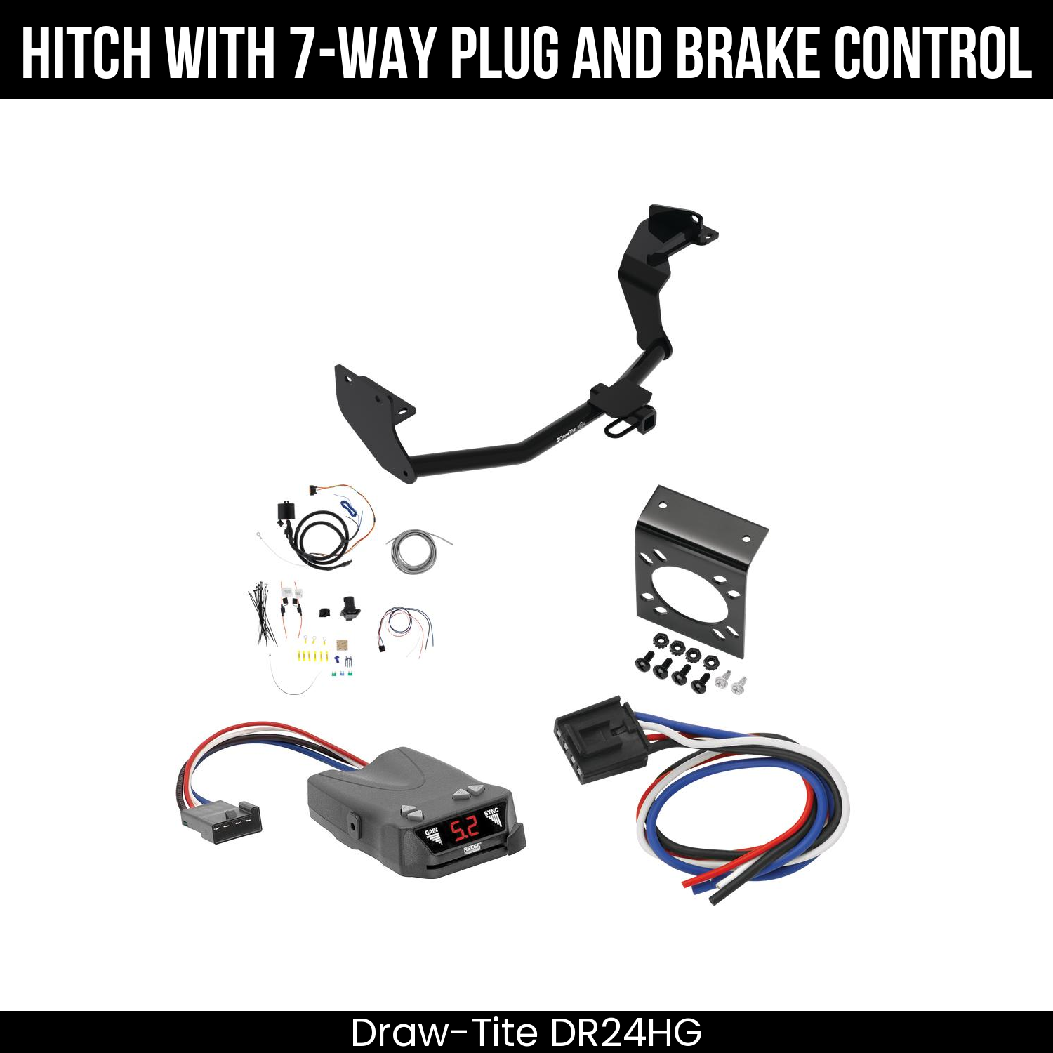 Trailer Hitch , 7-Way , Reese Brakeman IV Brake Control