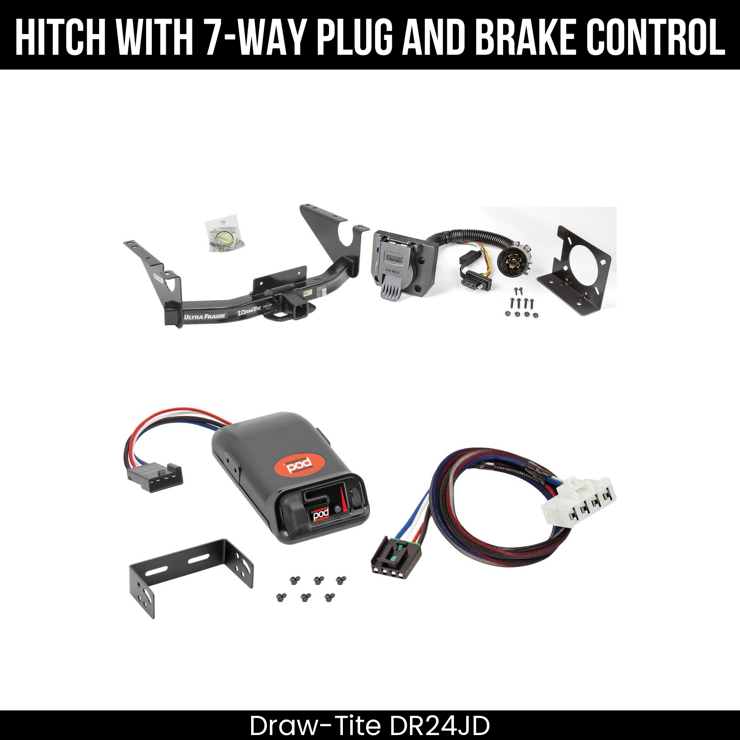 Trailer Hitch , 7-Way , Pro Series POD Brake Control