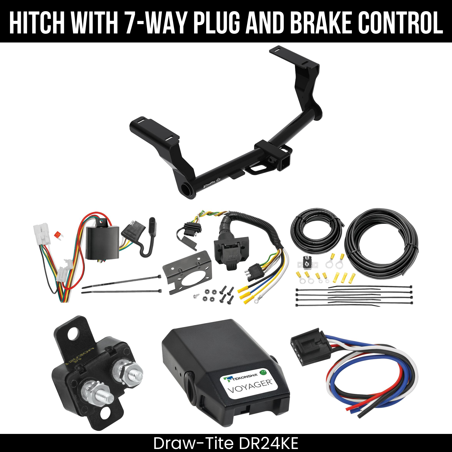 Trailer Hitch , 7-Way , Tekonsha Voyager Brake Control