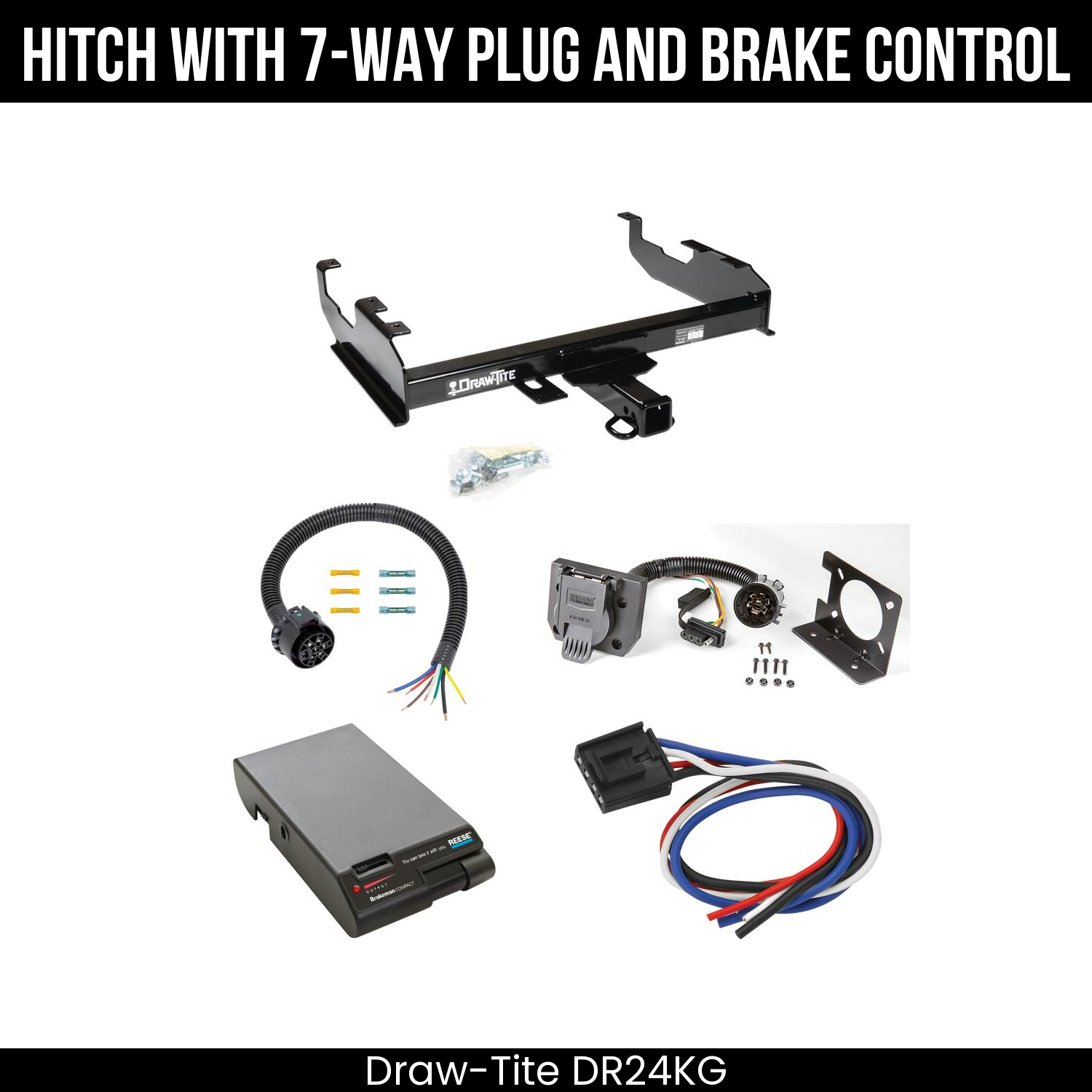 Trailer Hitch , 7-Way , Reese Brakeman Brake Control