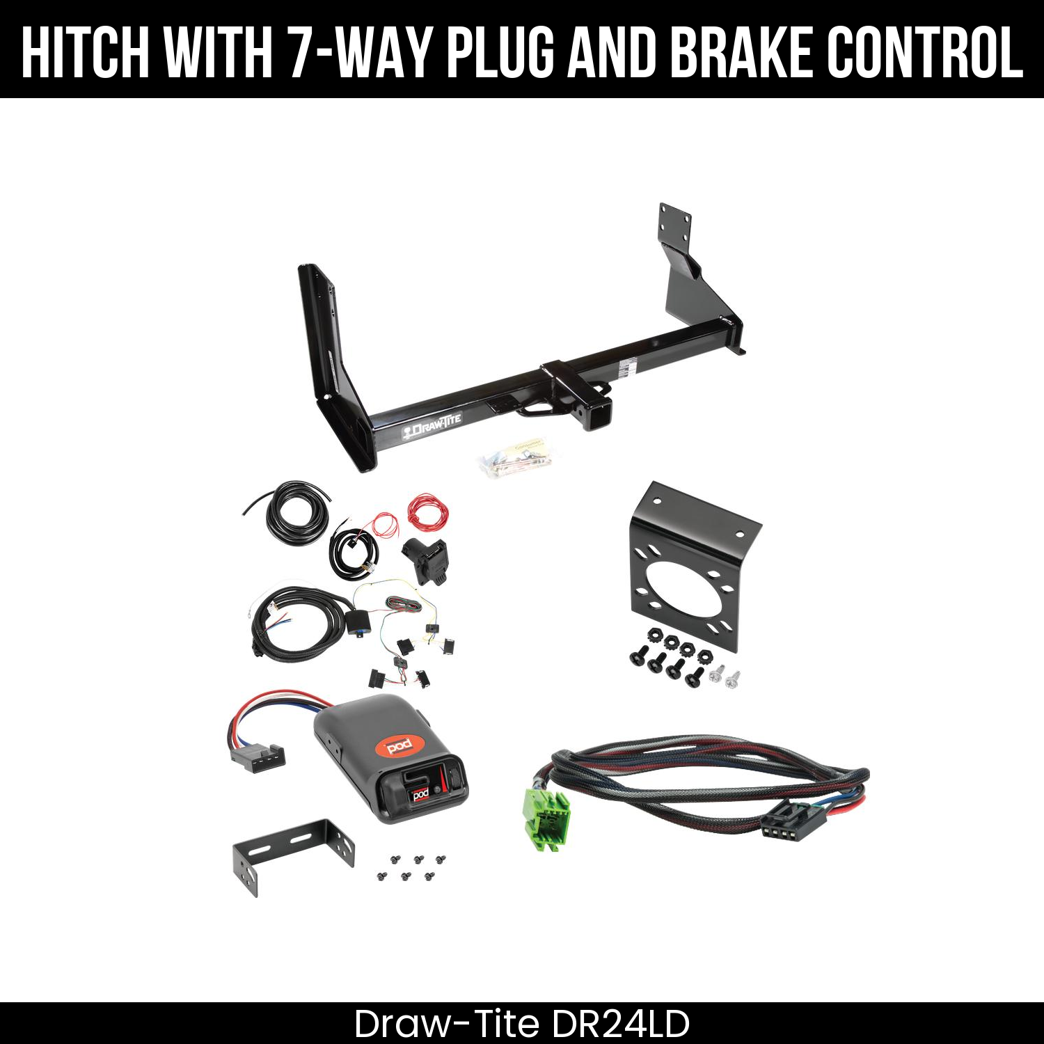 Trailer Hitch , 7-Way , Pro Series POD Brake Control