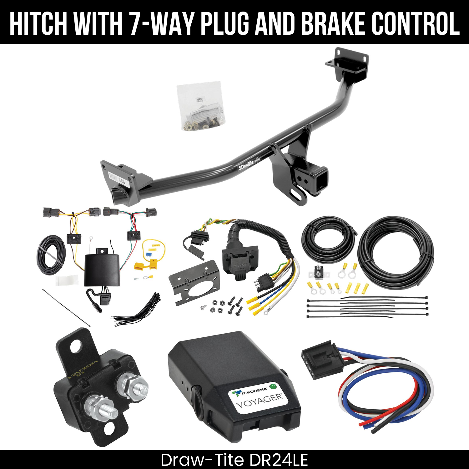 Trailer Hitch , 7-Way , Tekonsha Voyager Brake Control