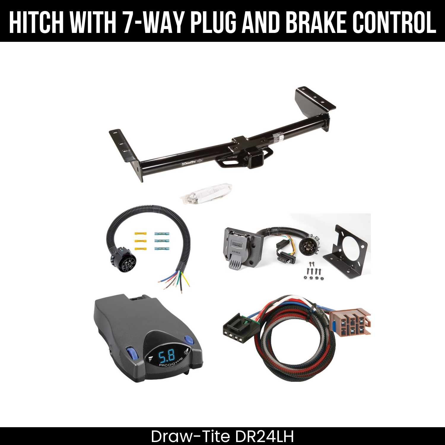 Trailer Hitch , 7-Way , Tekonsha Prodigy P2 Brake Control