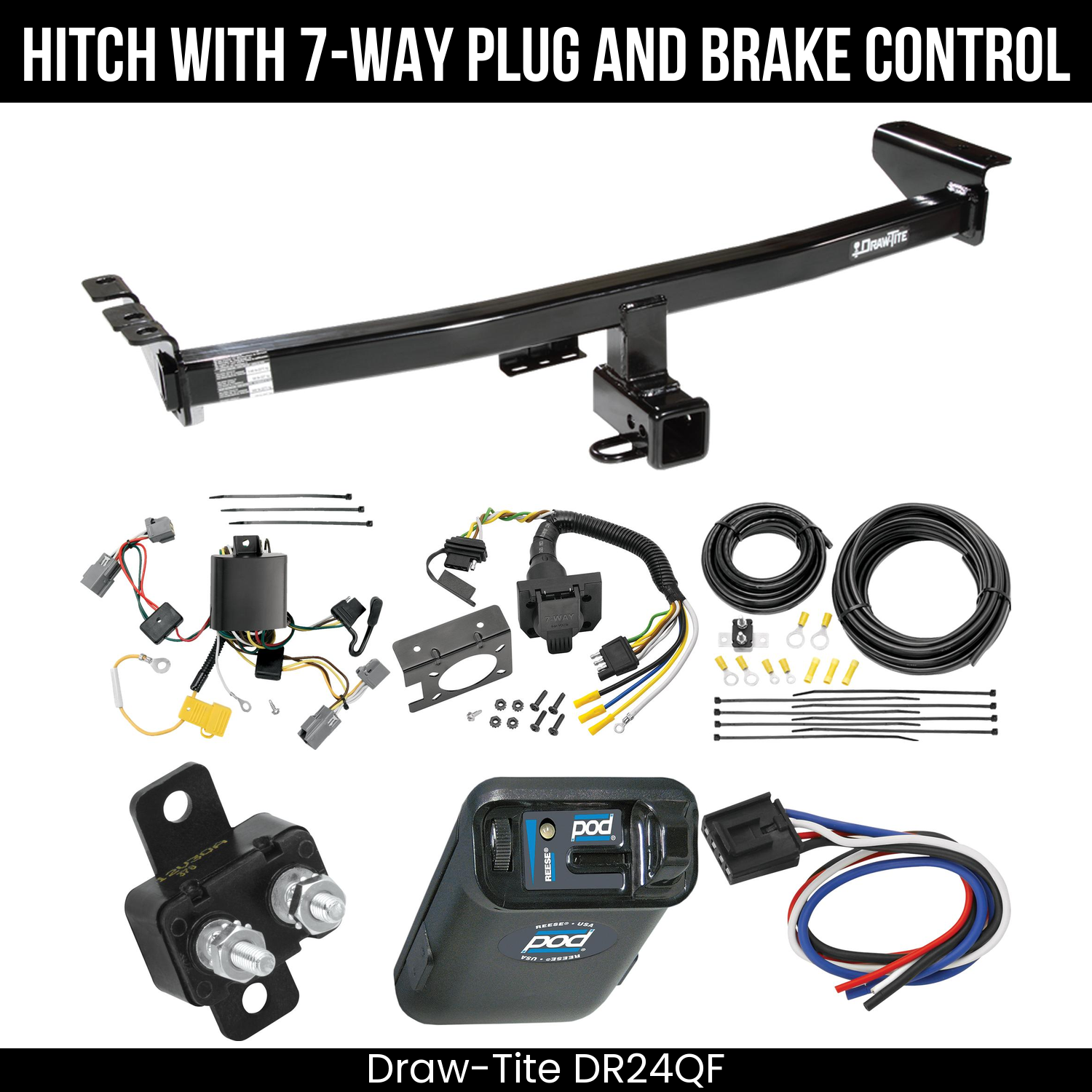 Trailer Hitch , 7-Way , Reese POD Brake Control