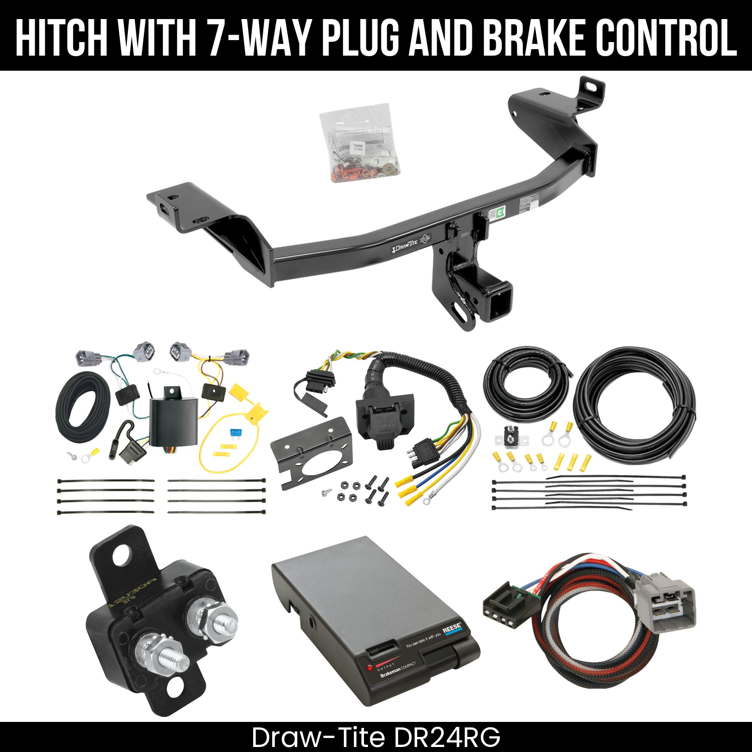 Trailer Hitch , 7-Way , Reese Brakeman Brake Control