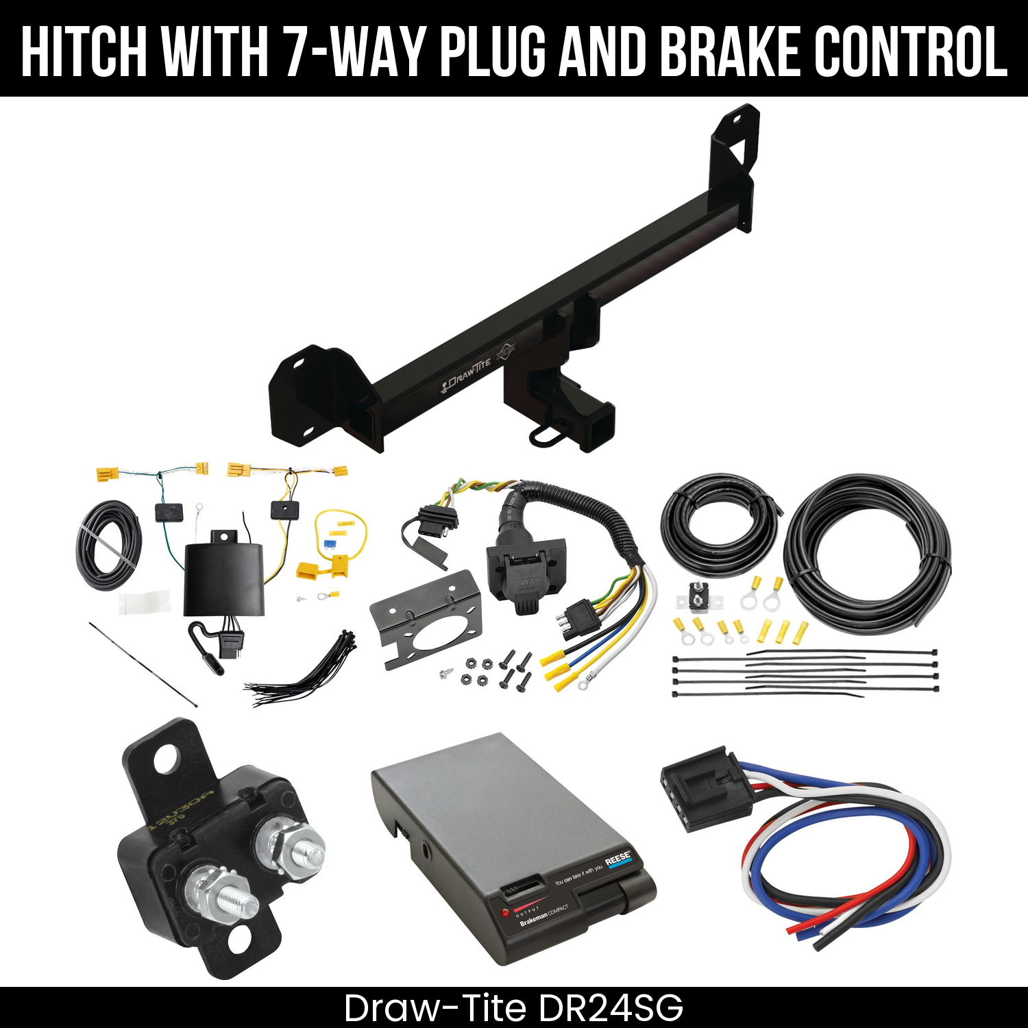 Trailer Hitch , 7-Way , Reese Brakeman Brake Control