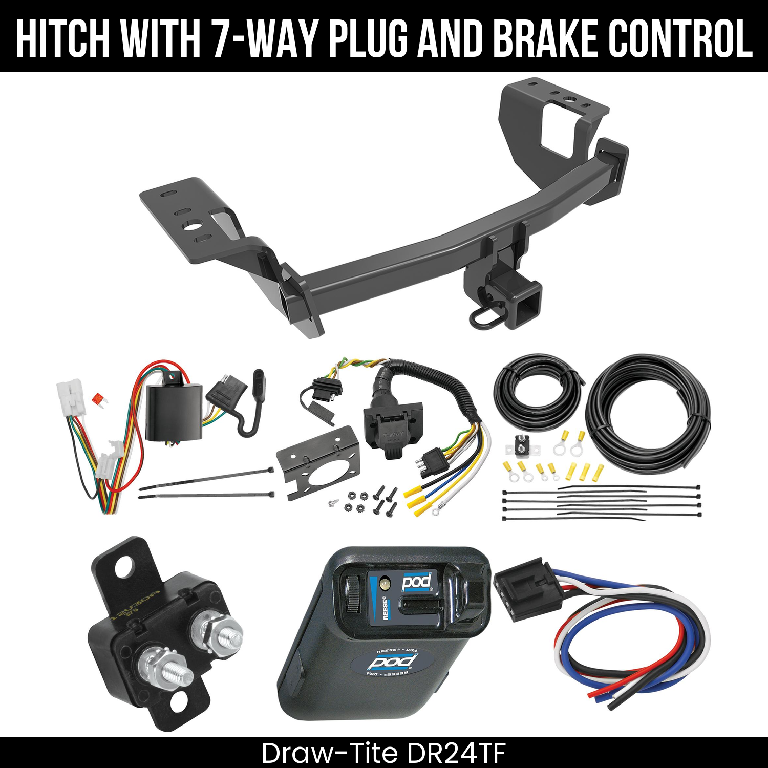 Trailer Hitch , 7-Way , Reese POD Brake Control