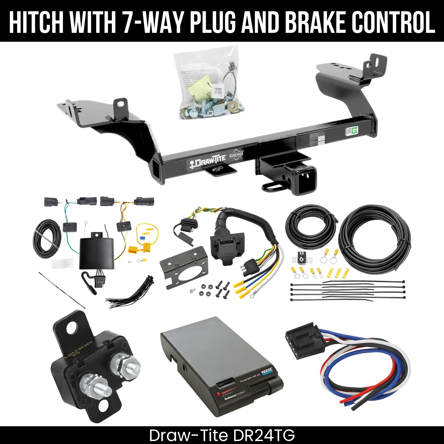 Trailer Hitch , 7-Way , Reese Brakeman Brake Control