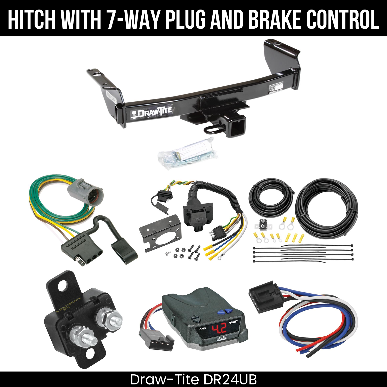 Trailer Hitch , 7-Way , Reese Brake EVN Control