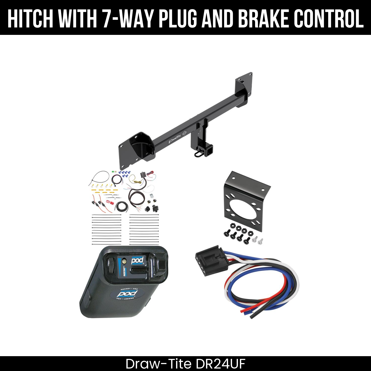 Trailer Hitch , 7-Way , Reese POD Brake Control