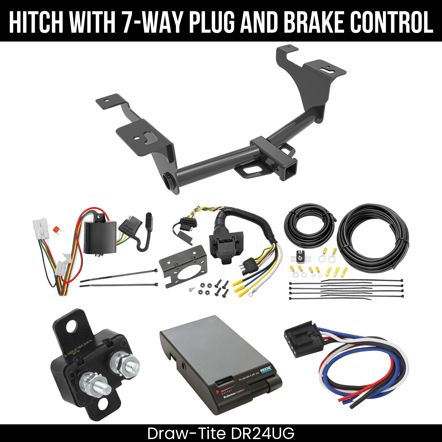 Trailer Hitch , 7-Way , Reese Brakeman Brake Control