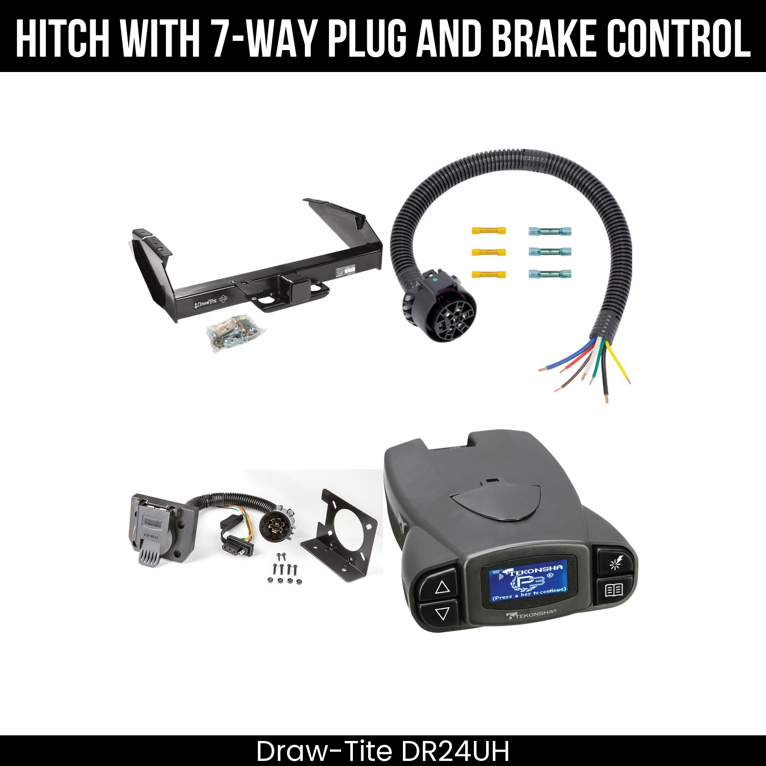 Trailer Hitch , 7-Way , Tekonsha Prodigy P3 Brake Control