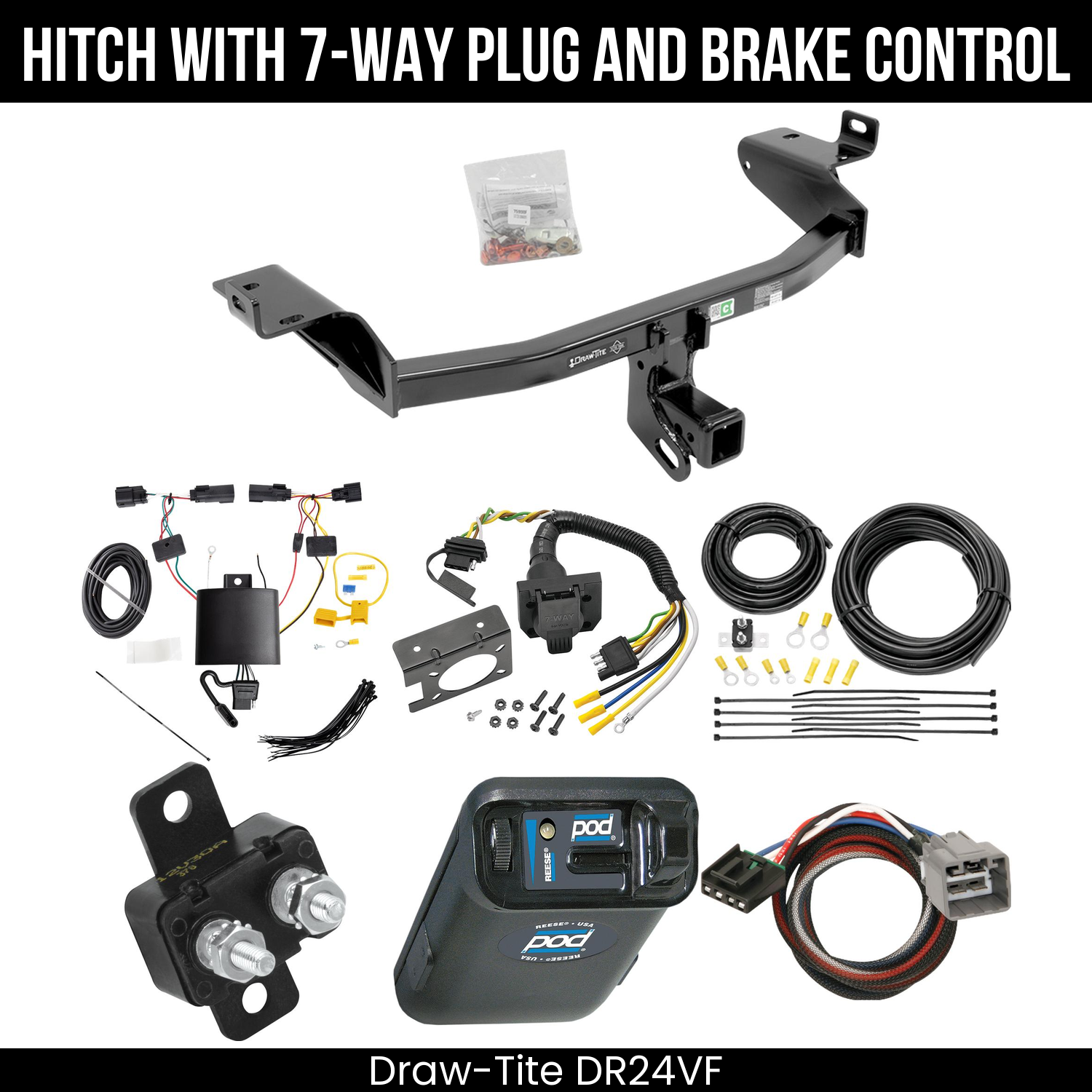 Trailer Hitch , 7-Way , Reese POD Brake Control