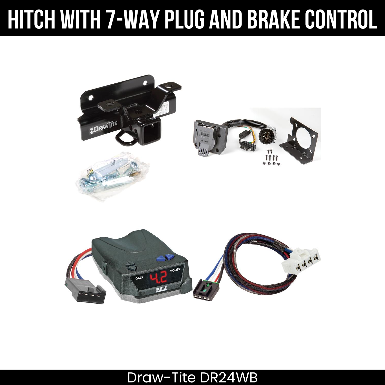 Trailer Hitch , 7-Way , Reese Brake EVN Control