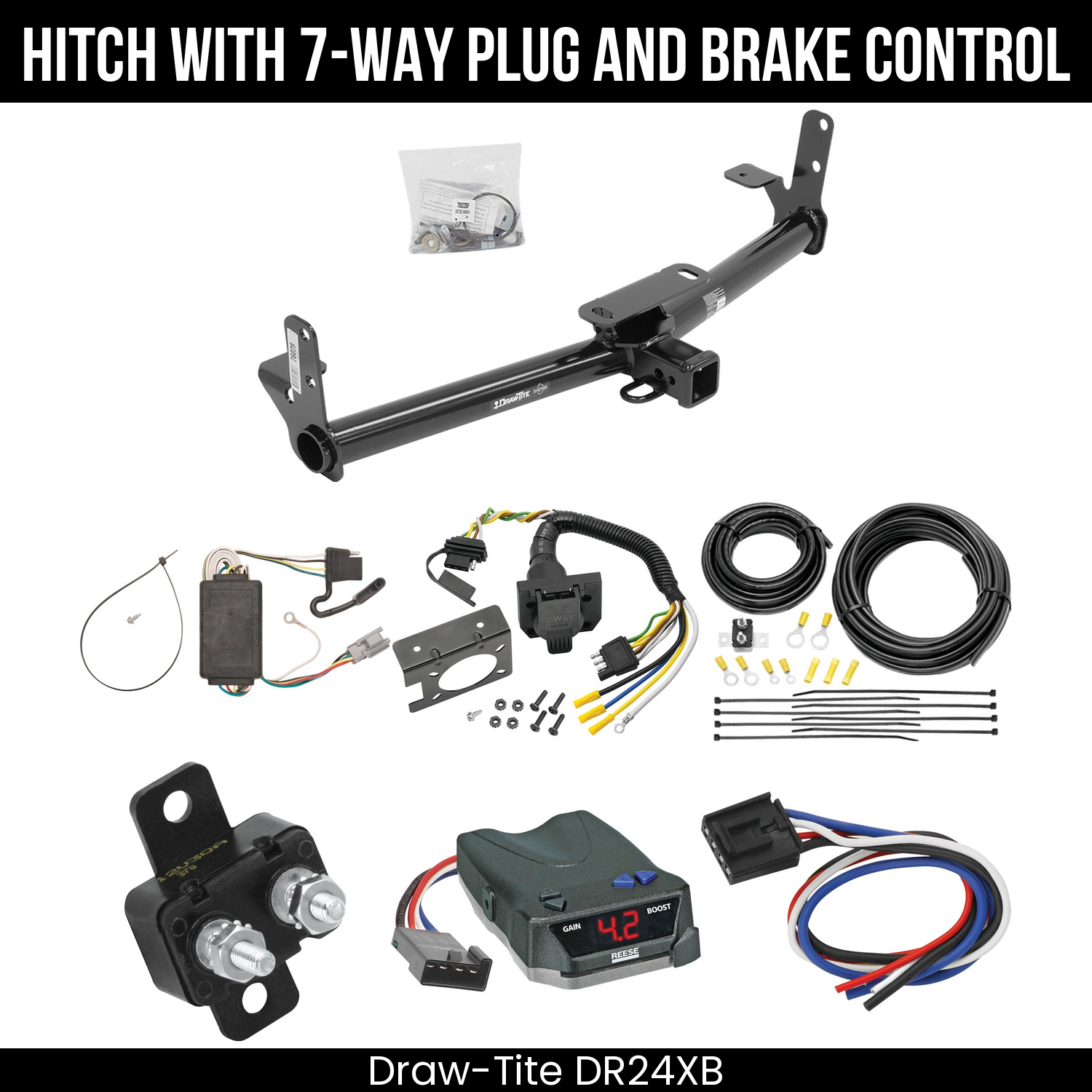 Trailer Hitch , 7-Way , Reese Brake EVN Control
