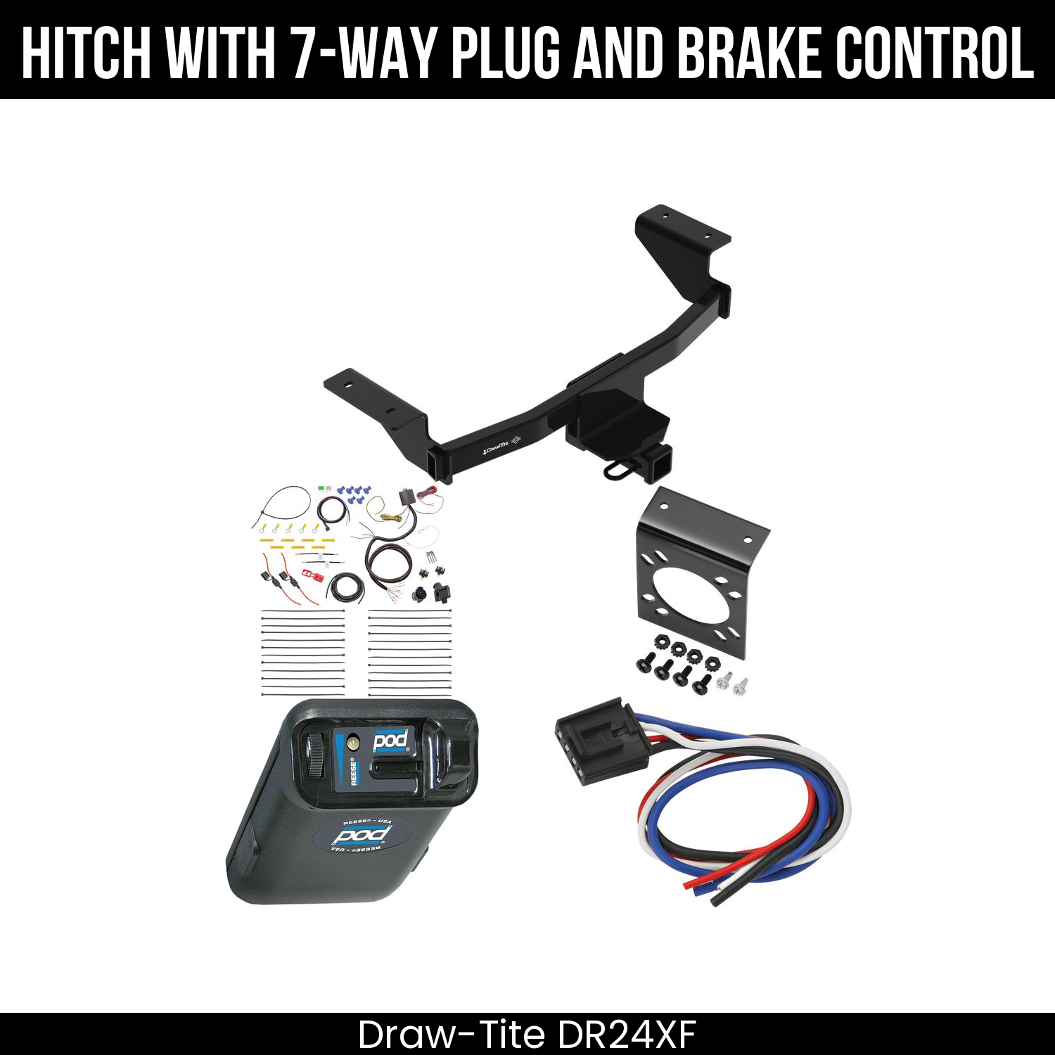 Trailer Hitch , 7-Way , Reese POD Brake Control