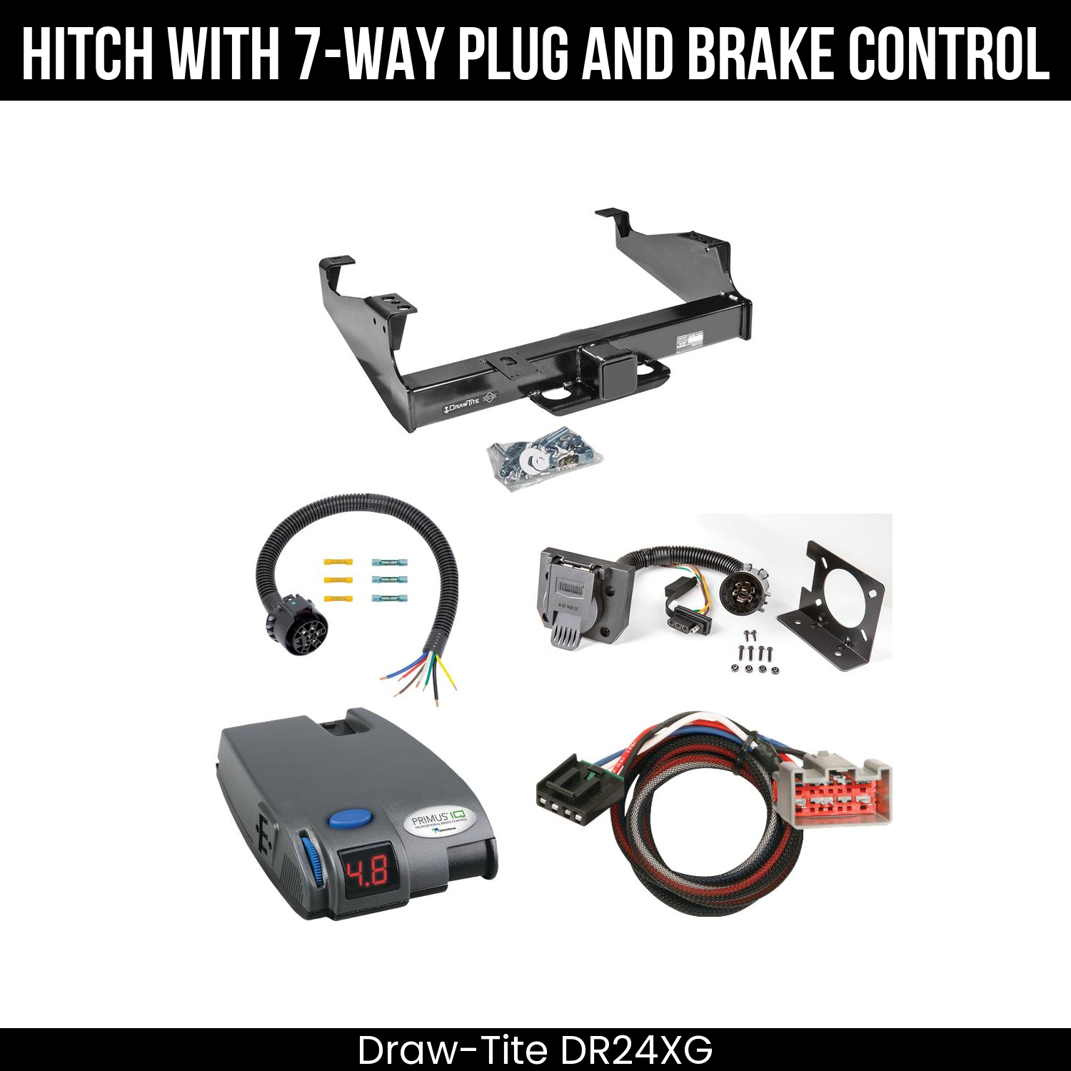 Trailer Hitch , 7-Way , Tekonsha Primus IQ Brake Control