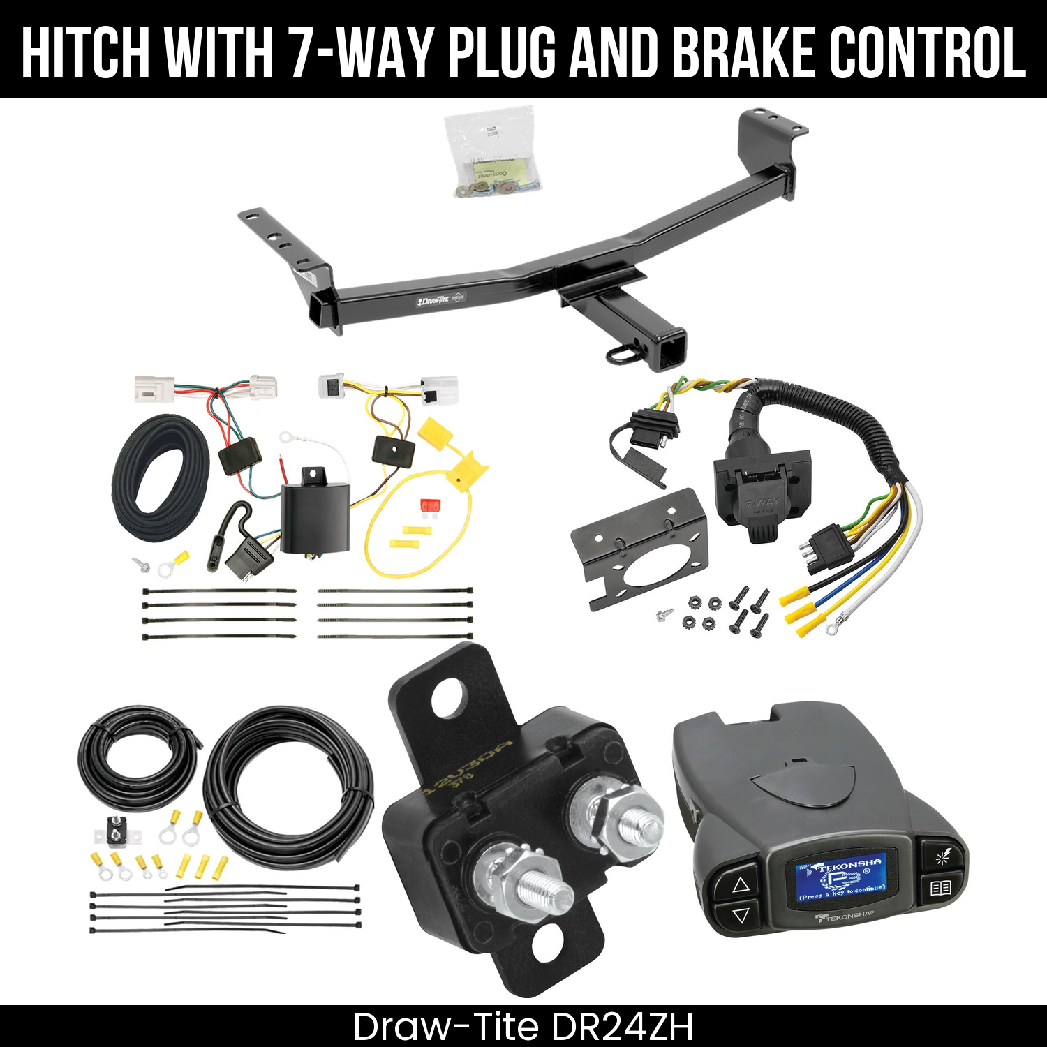 Trailer Hitch , 7-Way , Tekonsha Prodigy P3 Brake Control