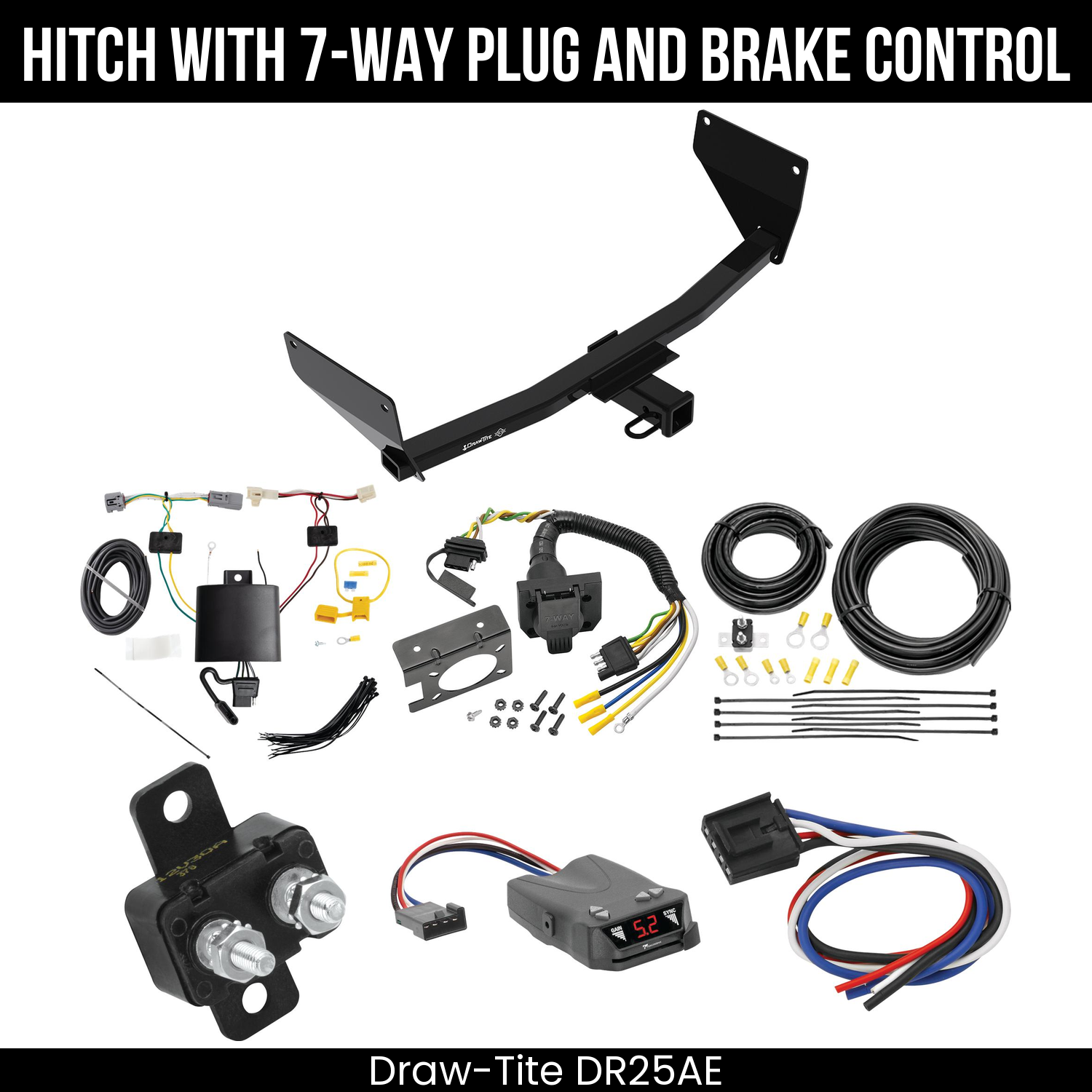Trailer Hitch , 7-Way , Tekonsha Brakeman IV Brake Control