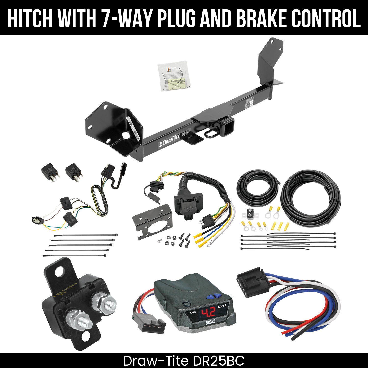 Trailer Hitch , 7-Way , Reese Brake EVN Control