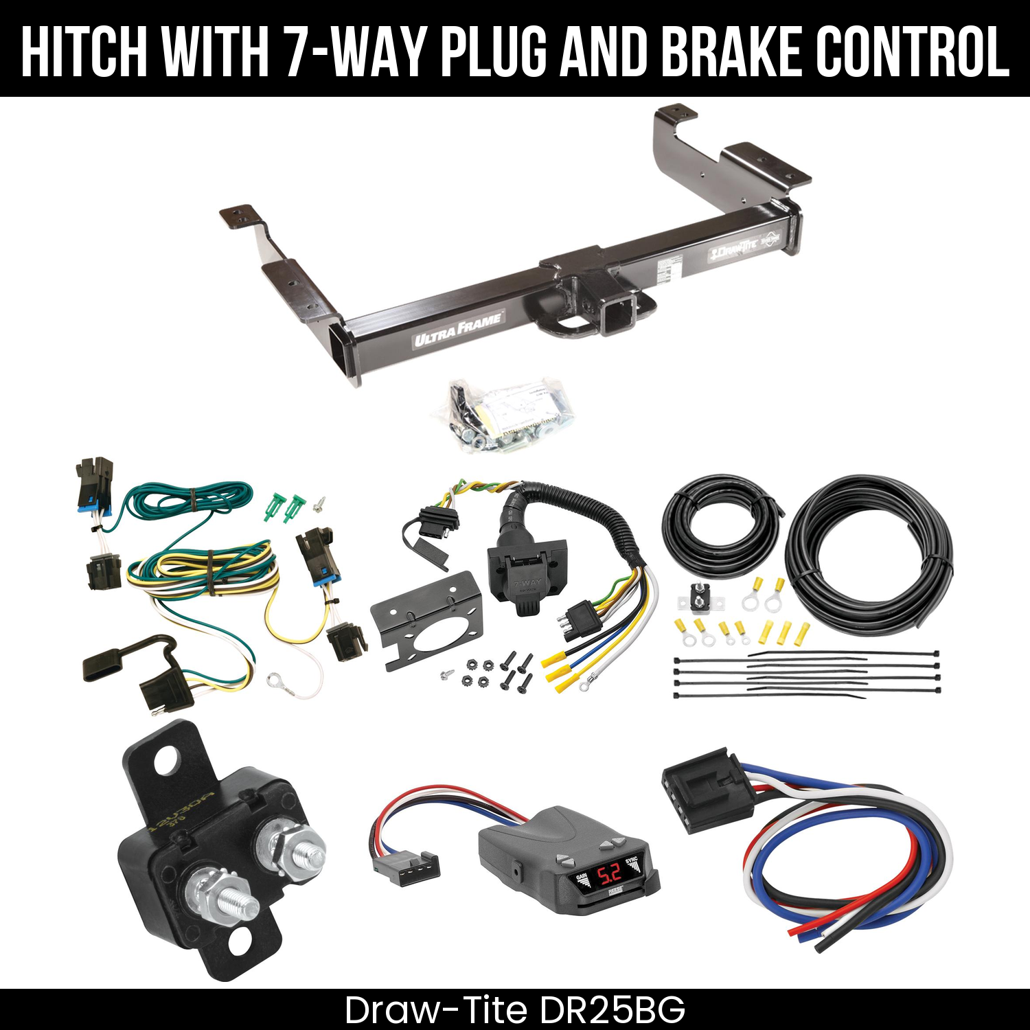 Trailer Hitch , 7-Way , Reese Brakeman IV Brake Control