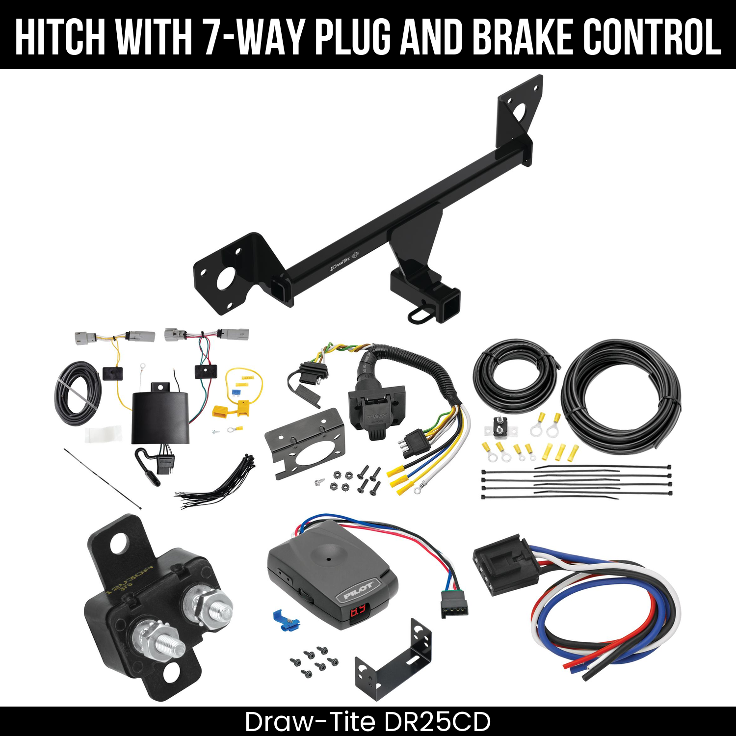Trailer Hitch , 7-Way , Pro Series Pilot Brake Control