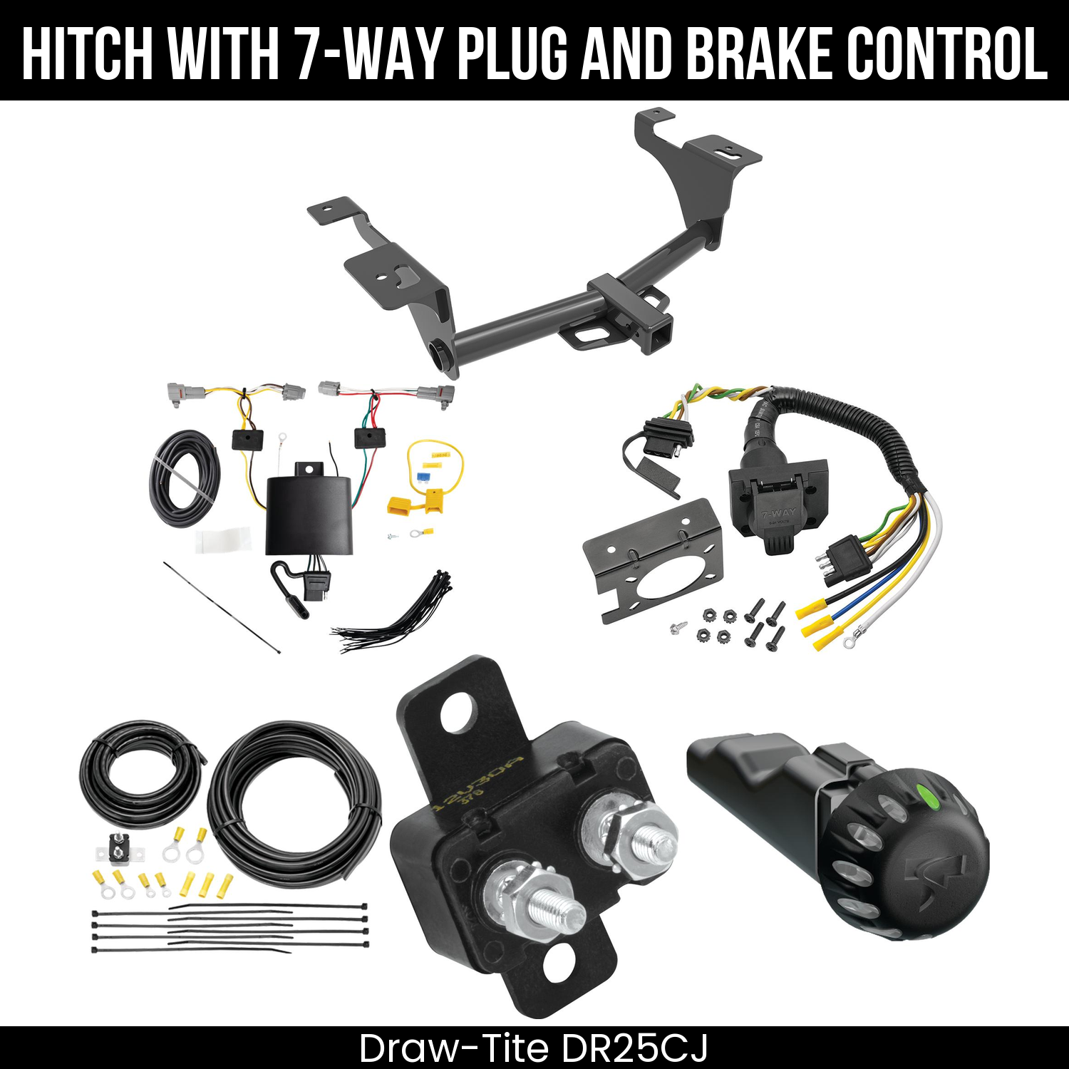 Trailer Hitch , 7-Way , Tekonsha Voyager iD Smart Brake Control