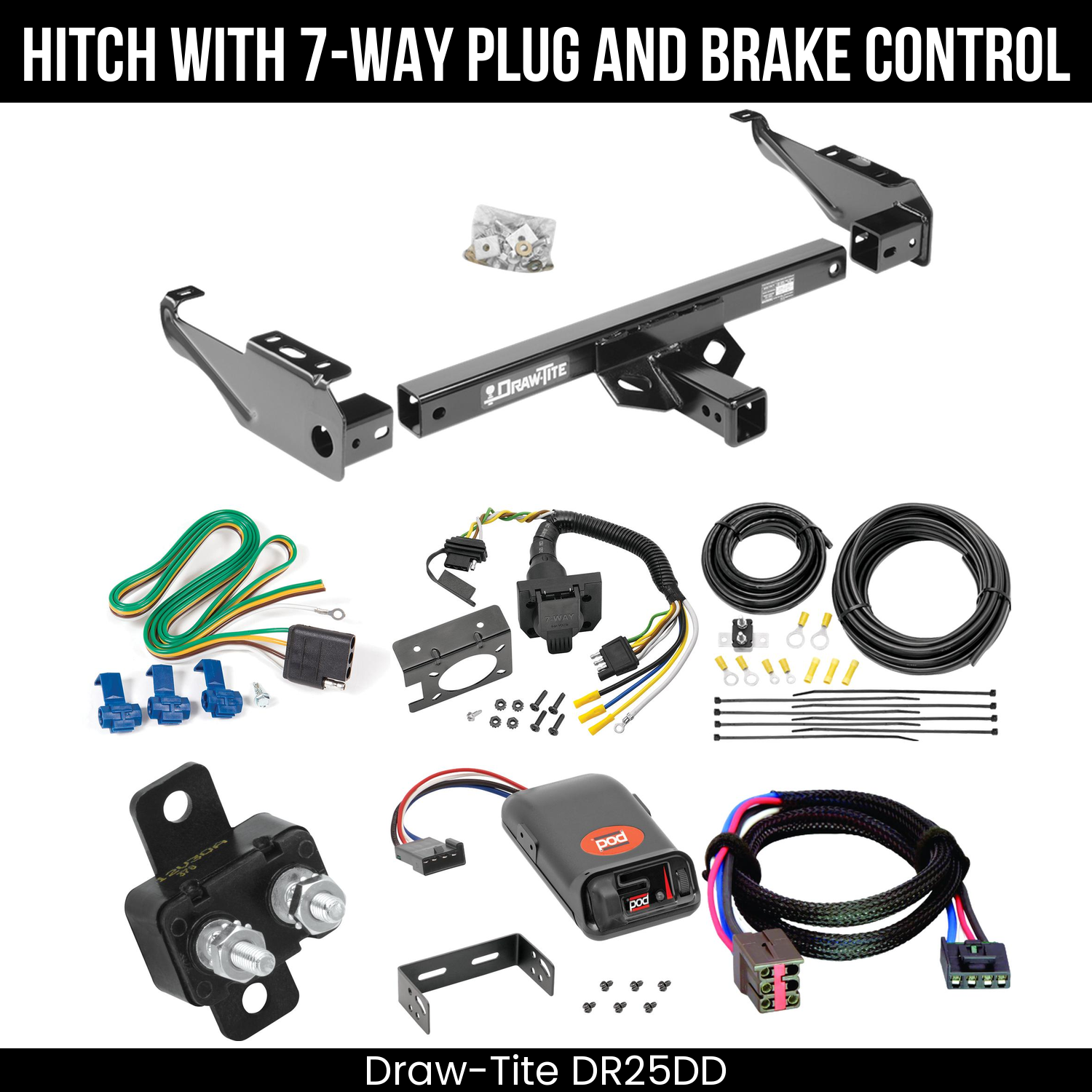 Trailer Hitch , 7-Way , Pro Series POD Brake Control