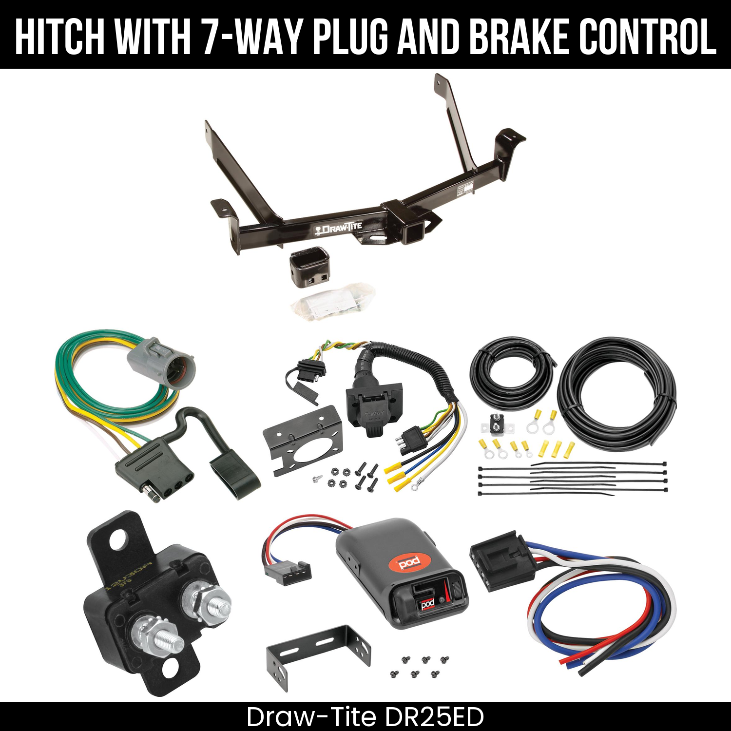 Trailer Hitch , 7-Way , Pro Series POD Brake Control