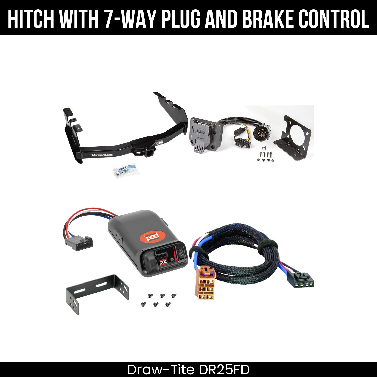 Trailer Hitch , 7-Way , Pro Series POD Brake Control