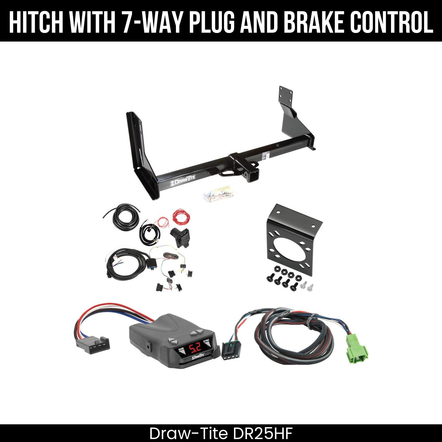 Trailer Hitch , 7-Way , Draw-Tite Activator IV Brake Control