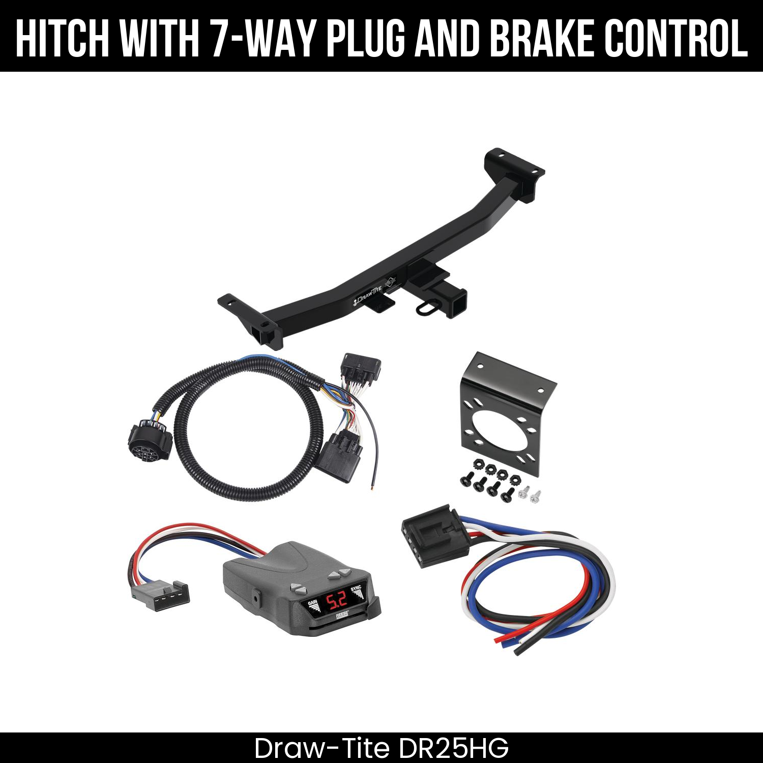 Trailer Hitch , 7-Way , Reese Brakeman IV Brake Control