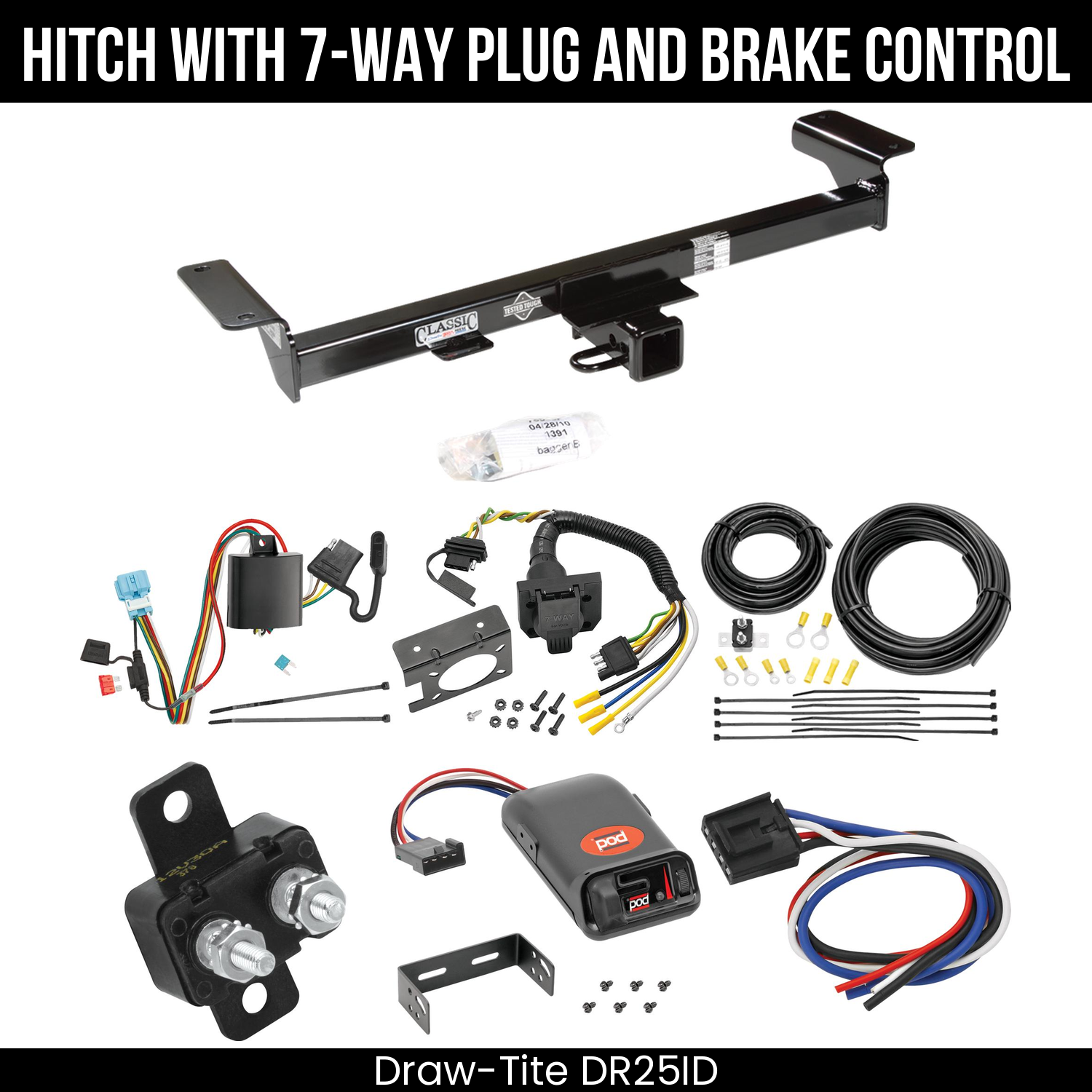 Trailer Hitch , 7-Way , Pro Series POD Brake Control