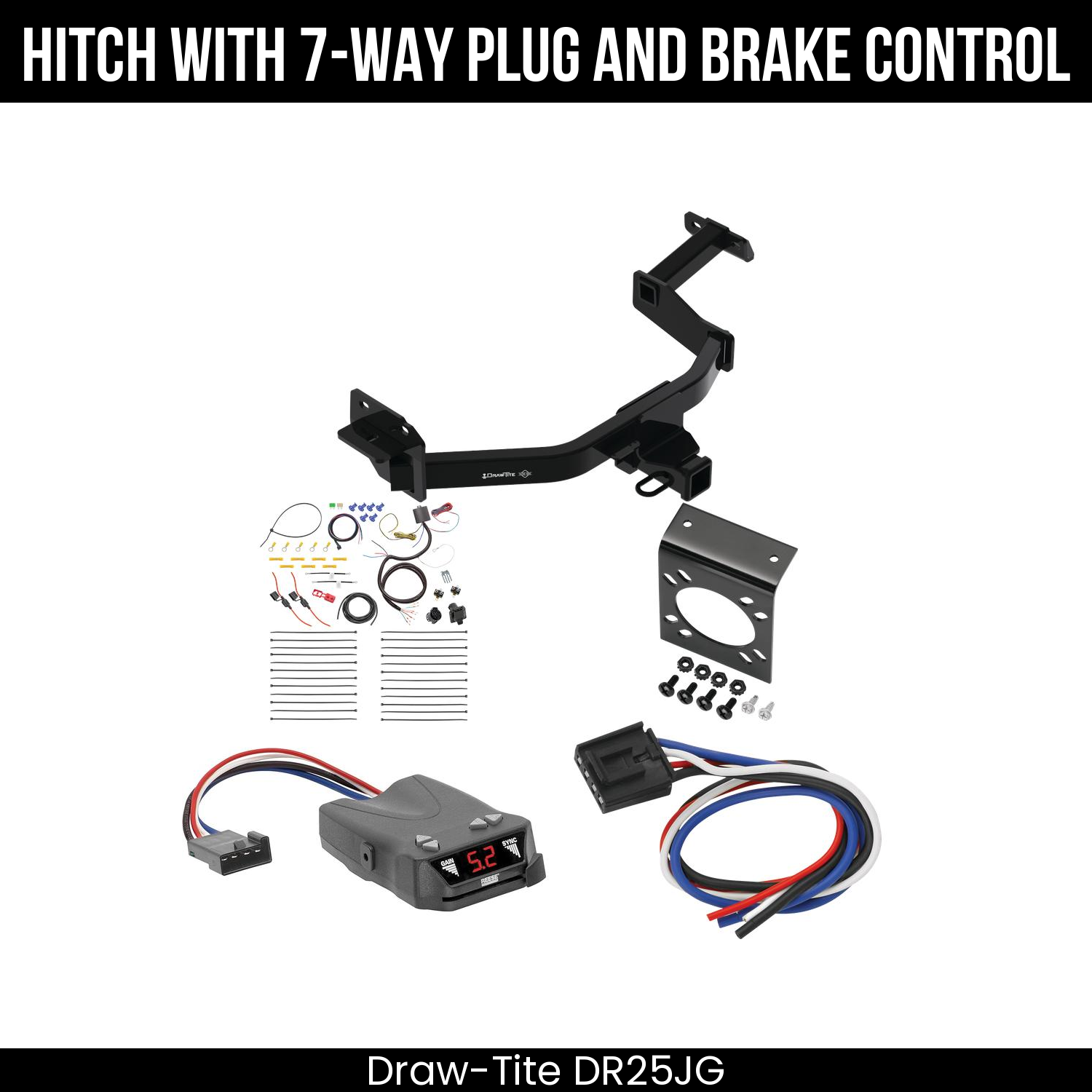 Trailer Hitch , 7-Way , Reese Brakeman IV Brake Control