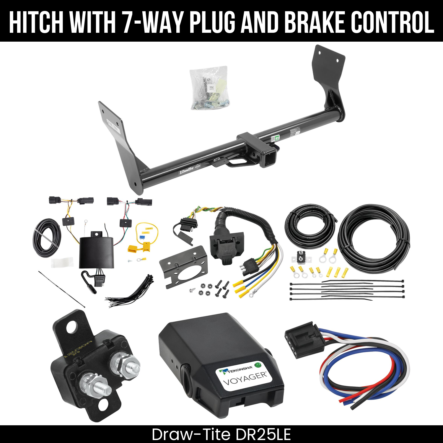 Trailer Hitch , 7-Way , Tekonsha Voyager Brake Control