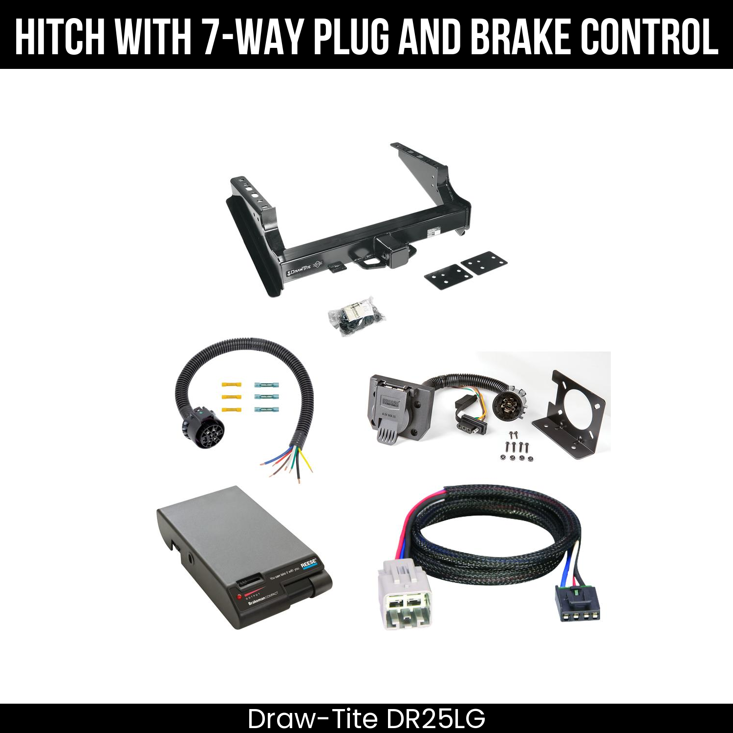 Trailer Hitch , 7-Way , Reese Brakeman Brake Control