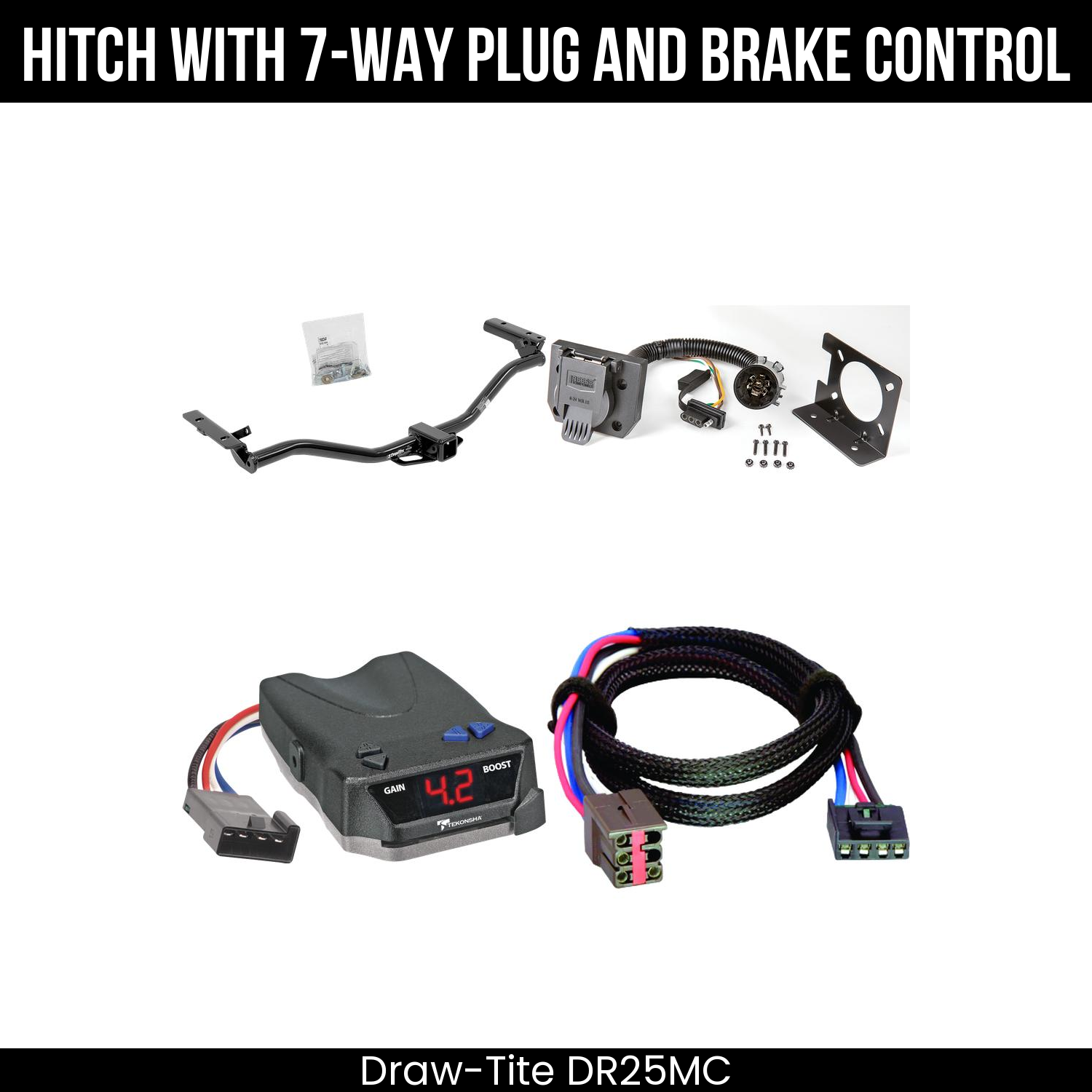 Trailer Hitch , 7-Way , Tekonsha Brake EVN Control