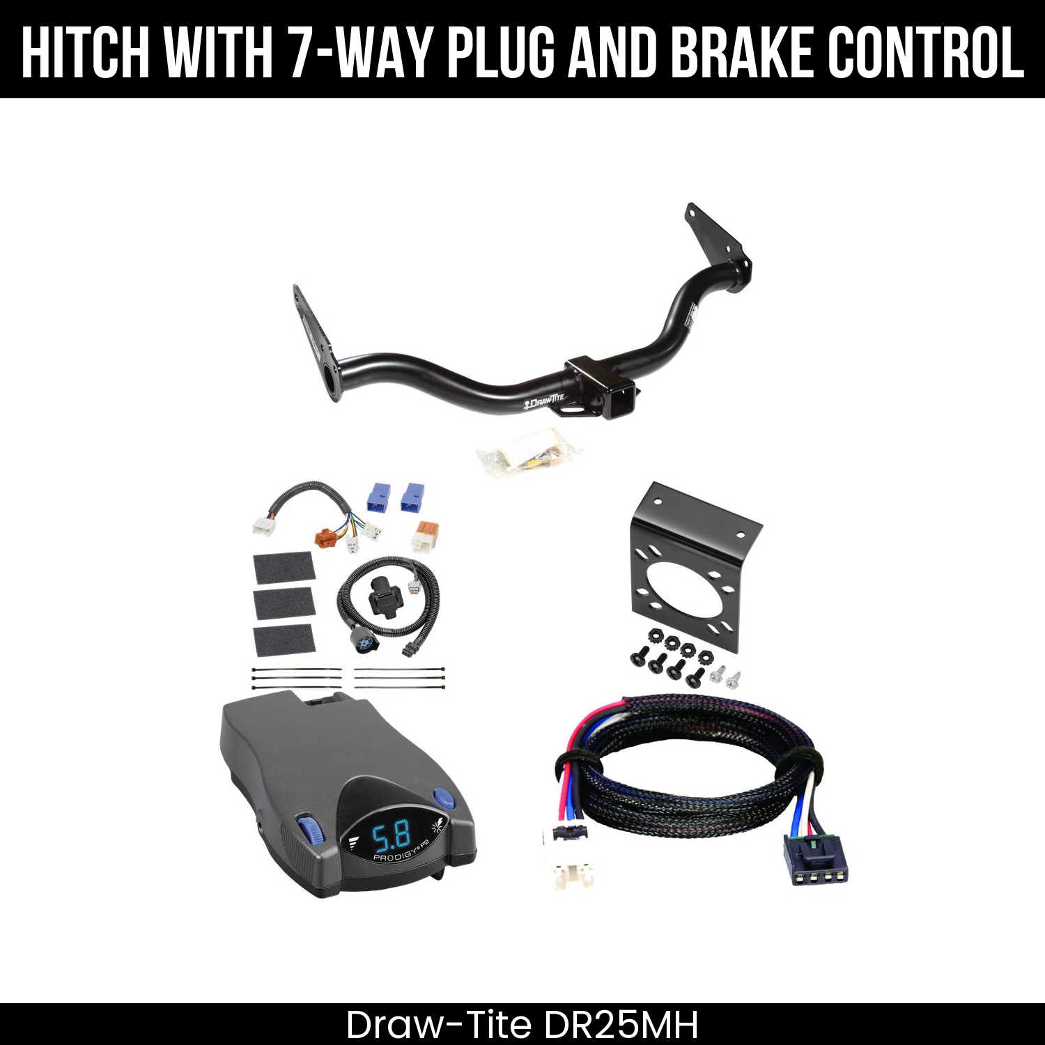 Trailer Hitch , 7-Way , Tekonsha Prodigy P2 Brake Control