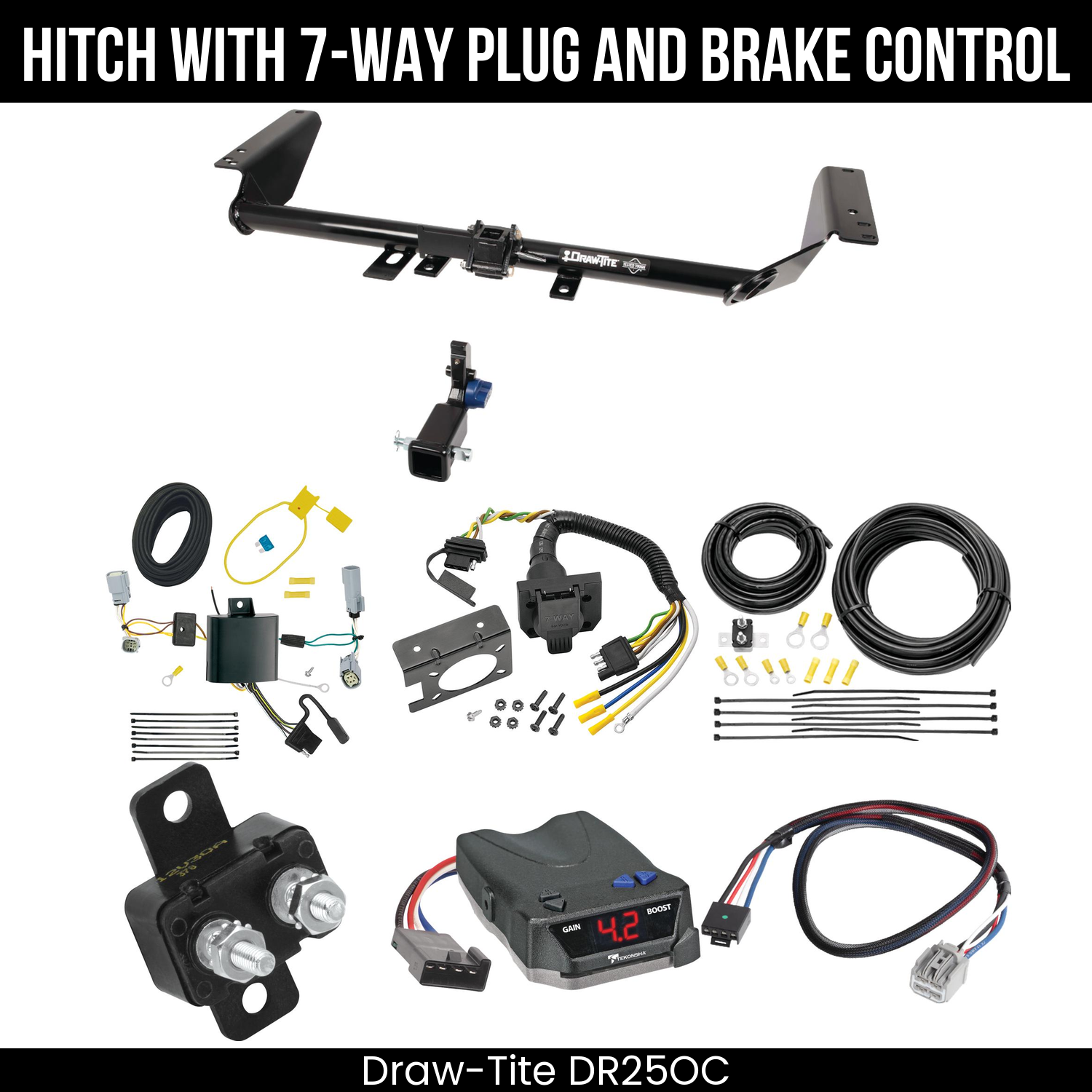 Trailer Hitch , 7-Way , Tekonsha Brake EVN Control