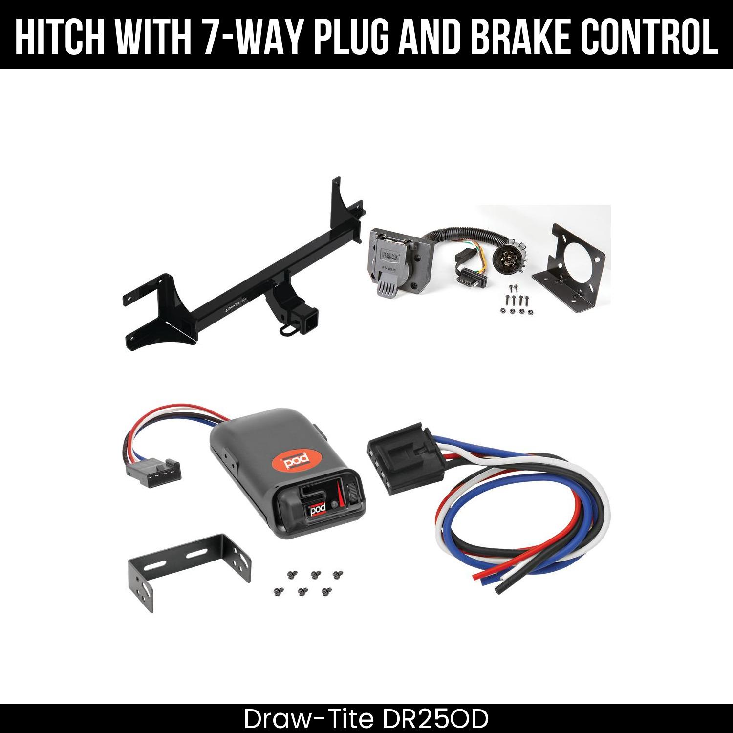 Trailer Hitch , 7-Way , Pro Series POD Brake Control