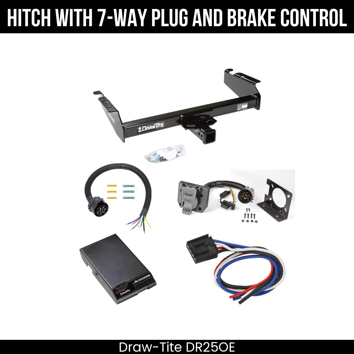 Trailer Hitch , 7-Way , Draw-Tite Activator Brake Control