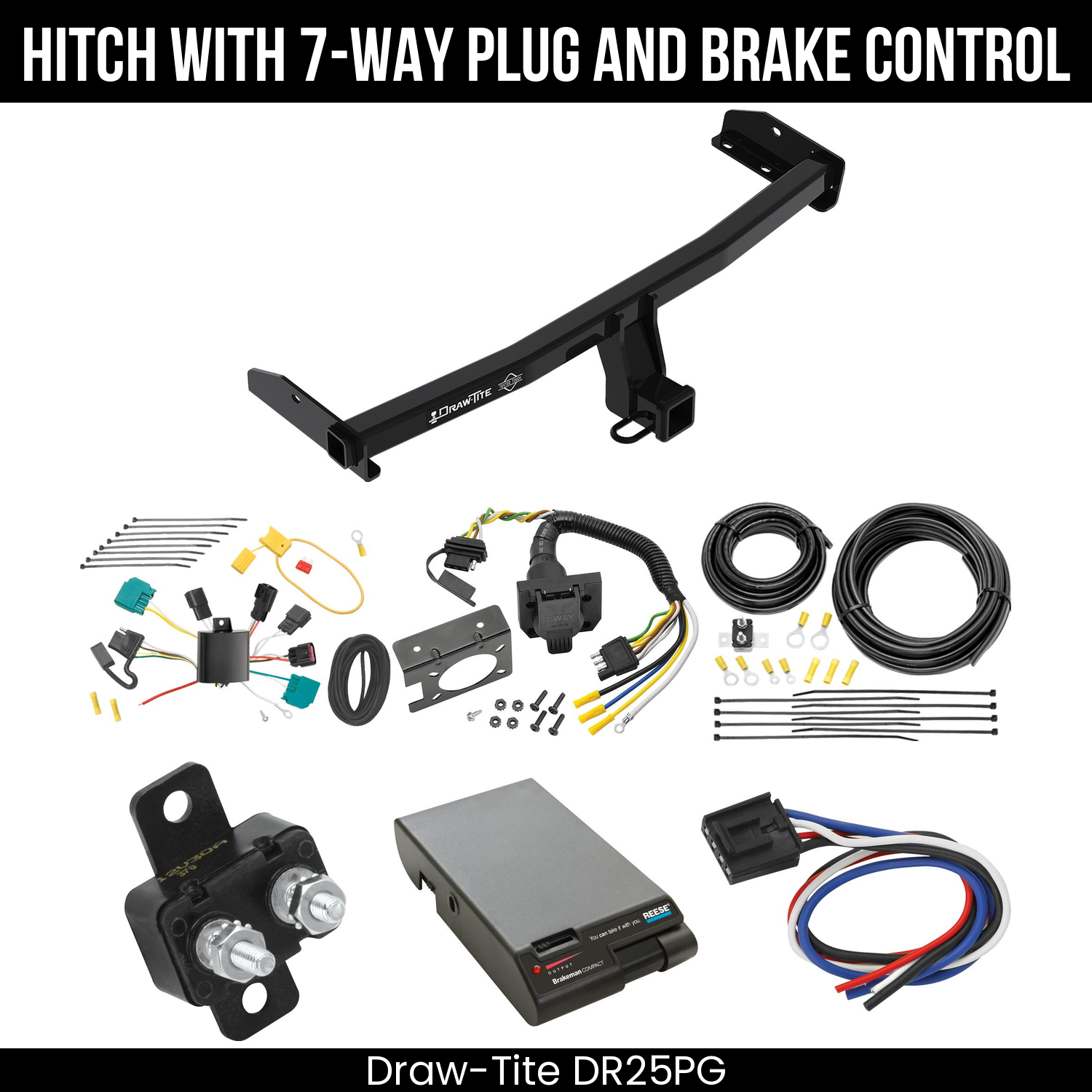 Trailer Hitch , 7-Way , Reese Brakeman Brake Control