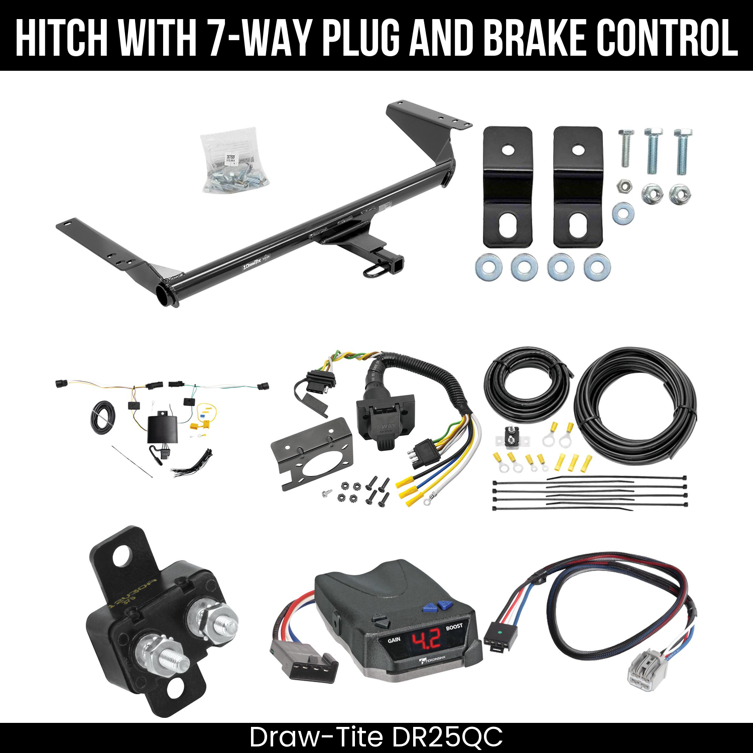 Trailer Hitch , 7-Way , Tekonsha Brake EVN Control